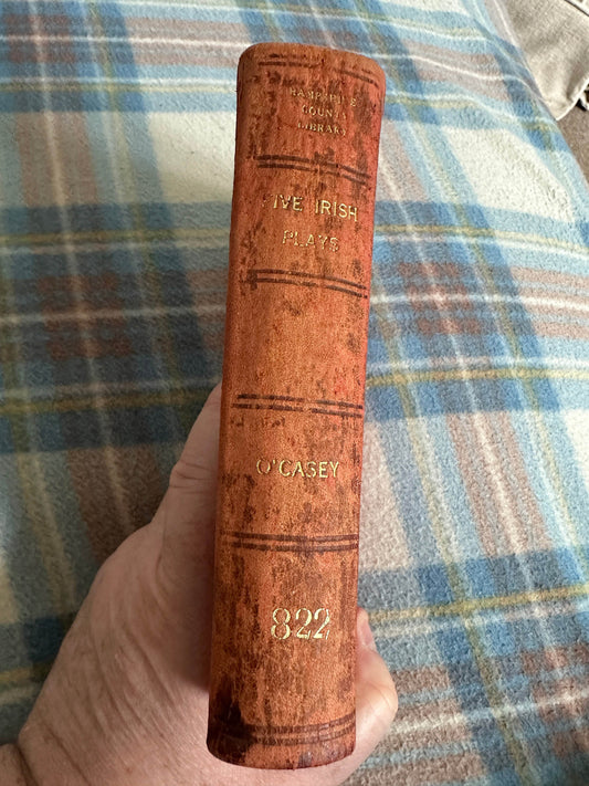 1935 Five Irish Plays - Sean O’Casey(MacMillan & Co Ltd) - Honeyburn Books (UK)