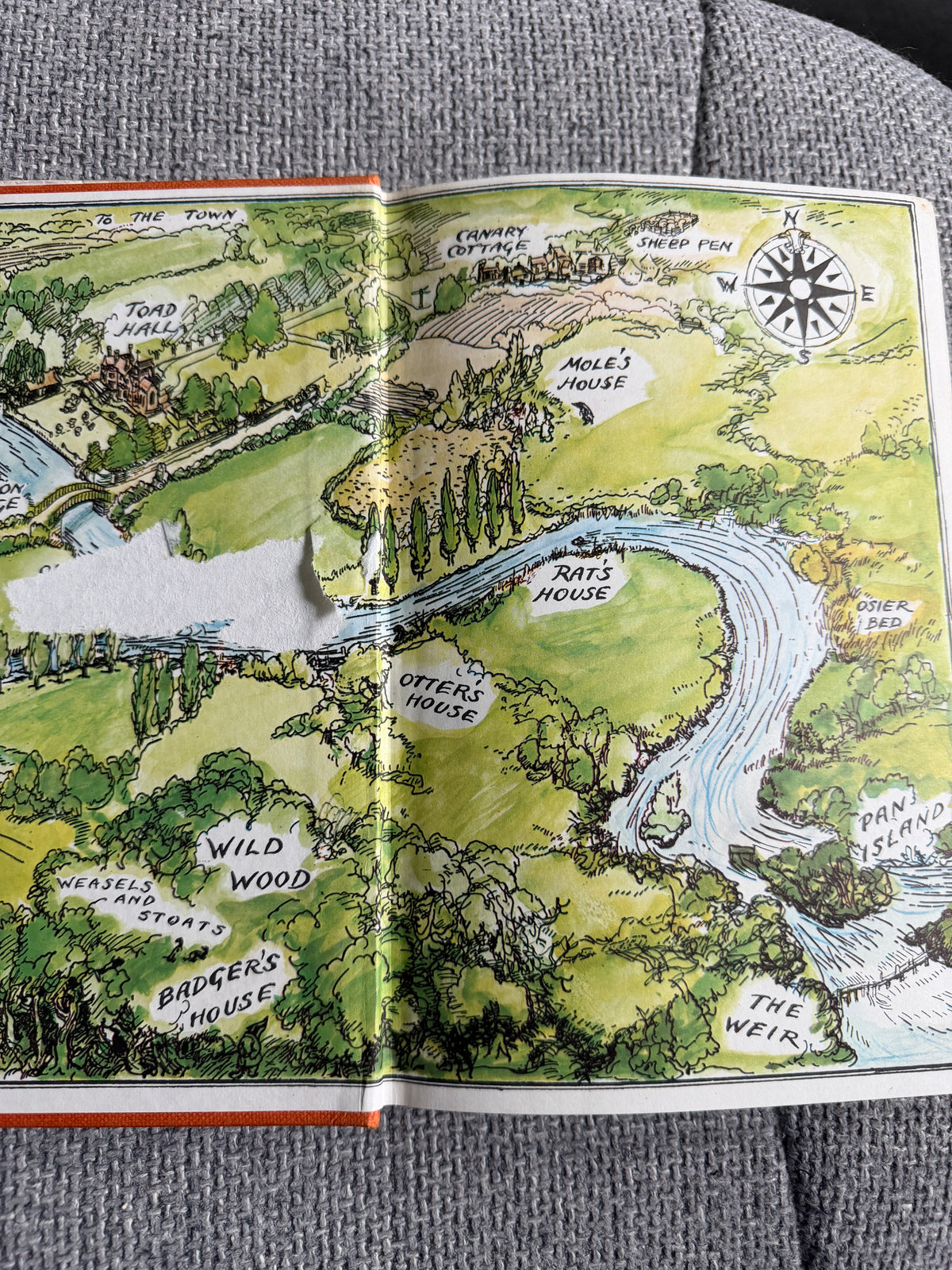 1978 The Wind In The Willows - Kenneth Grahame (Ernest H. Shepard illust) Book Club - Honeyburn Books (UK)