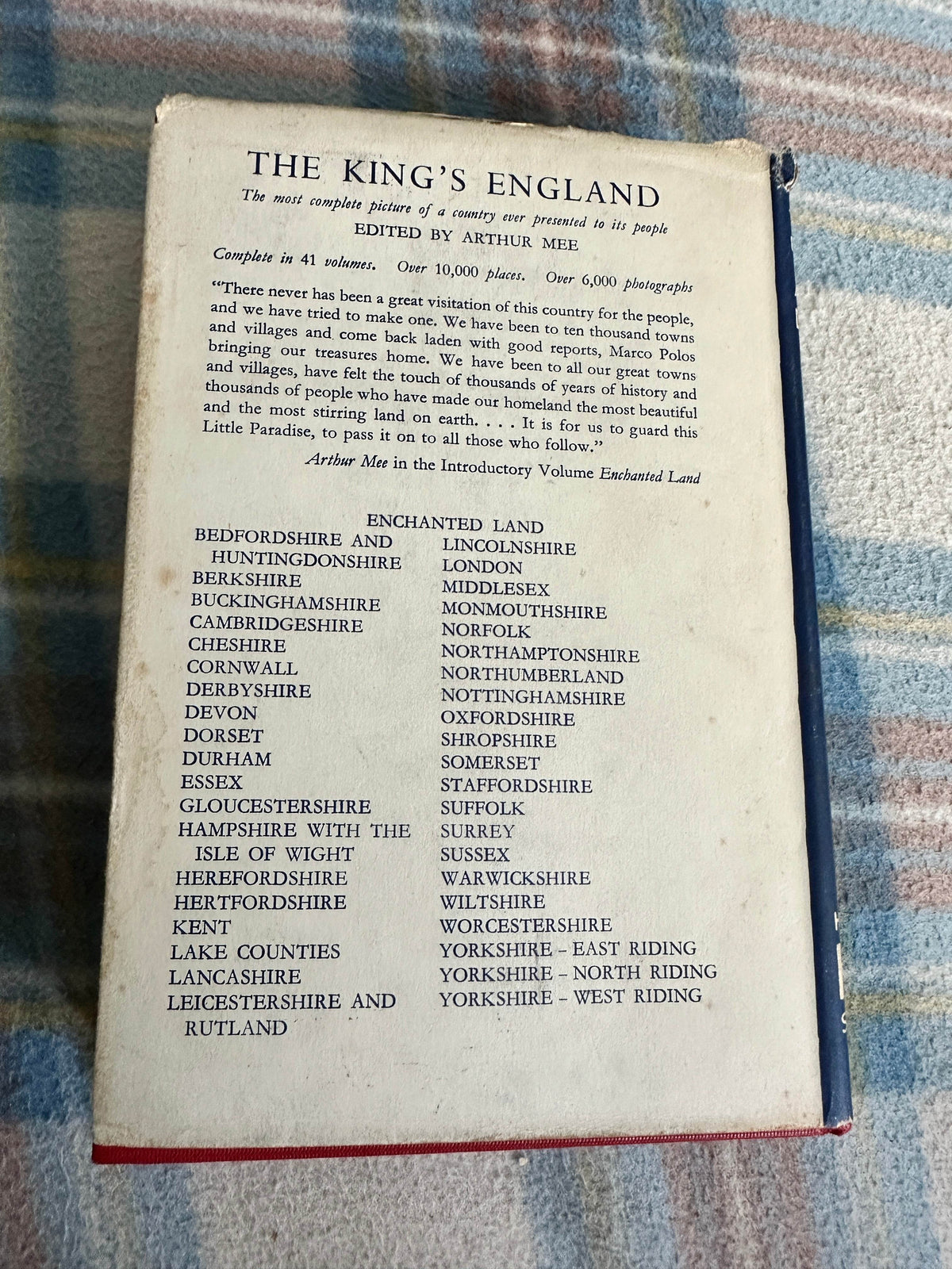 1958 The King’s Land: Derbyshire - Arthur Mee(Hodder & Stoughton) - Honeyburn Books (UK)