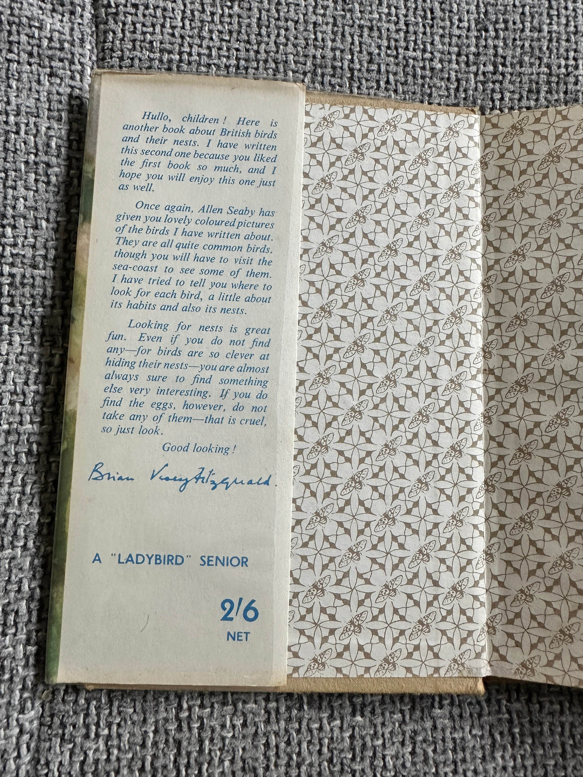 1960’s The Second Book Of British Birds & Their Nests(Ladybird 536 Series) Brian Vesey-Fitzgerald (Allen W. Seay Illust) Wills & Hepworth - Honeyburn Books (UK)