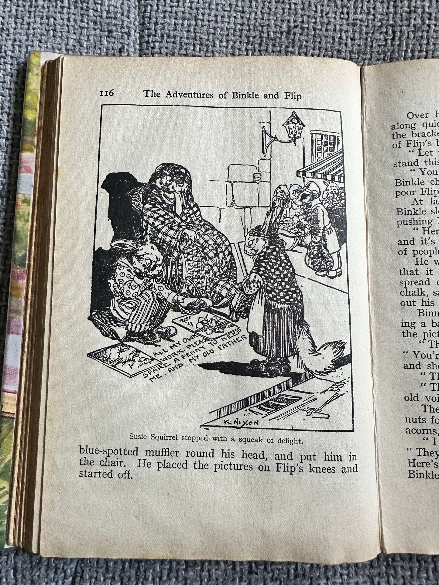 1950 The Adventures Of Binkle & Flip - Enid Blyton (Kathleen Nixon Illust) George Newnes Ltd.