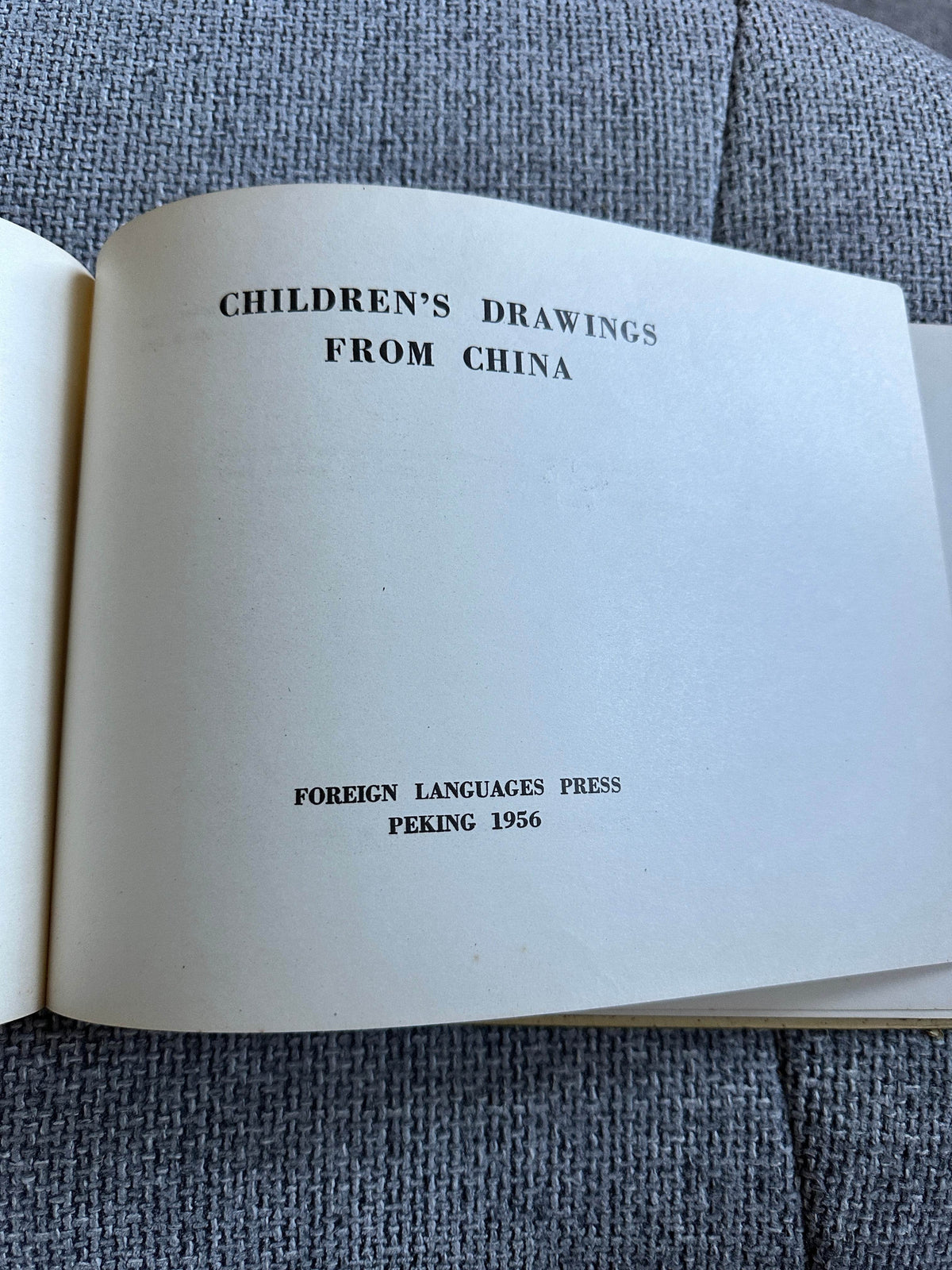 1956 Children’s Drawings From China - Foreign Language Press (Peking) - Honeyburn Books (UK)