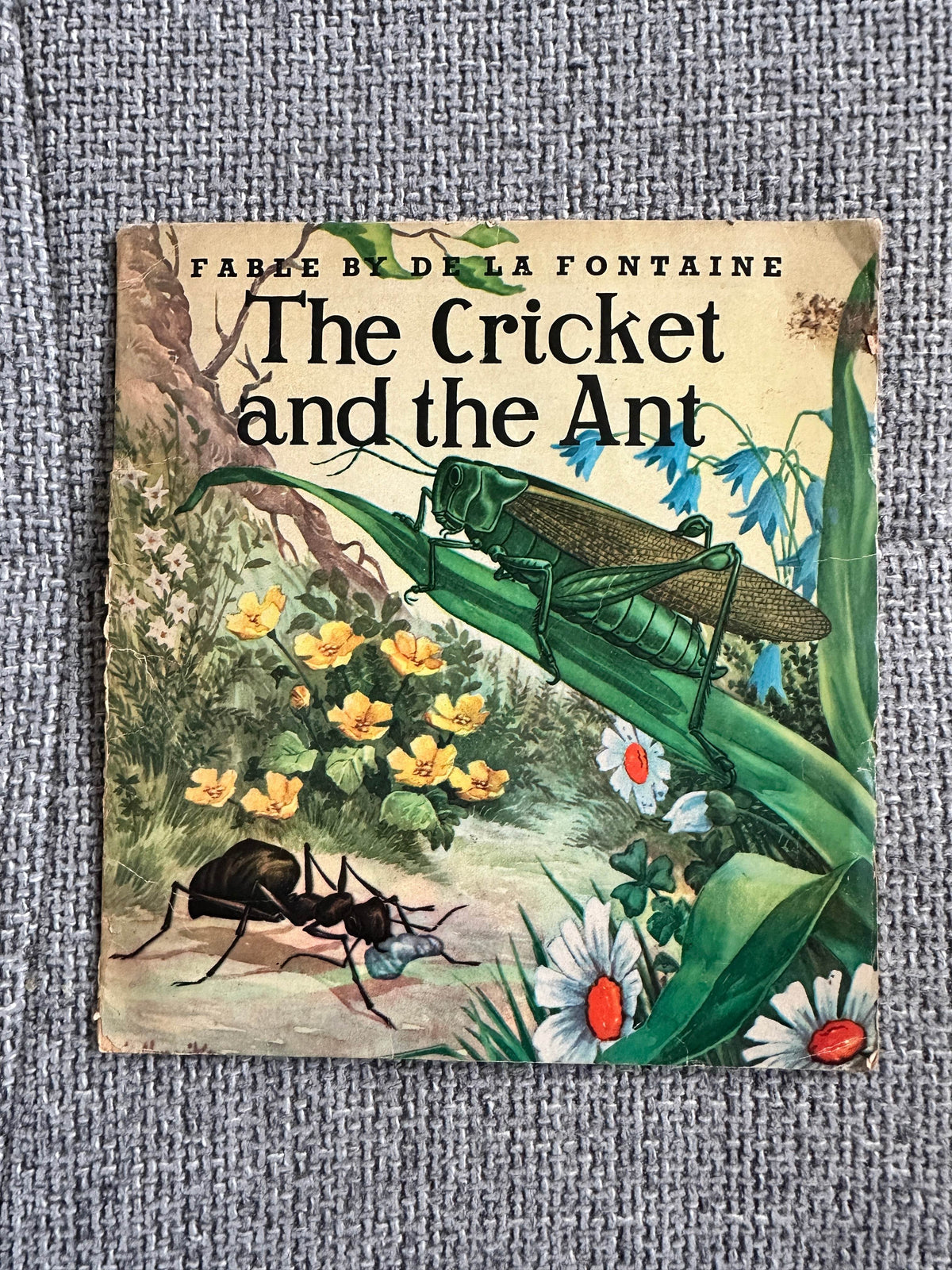 1960’s The Cricket & The Ant - La Fontaine (Hunnik Illust) Brown & Watson Ltd. - Honeyburn Books (UK)