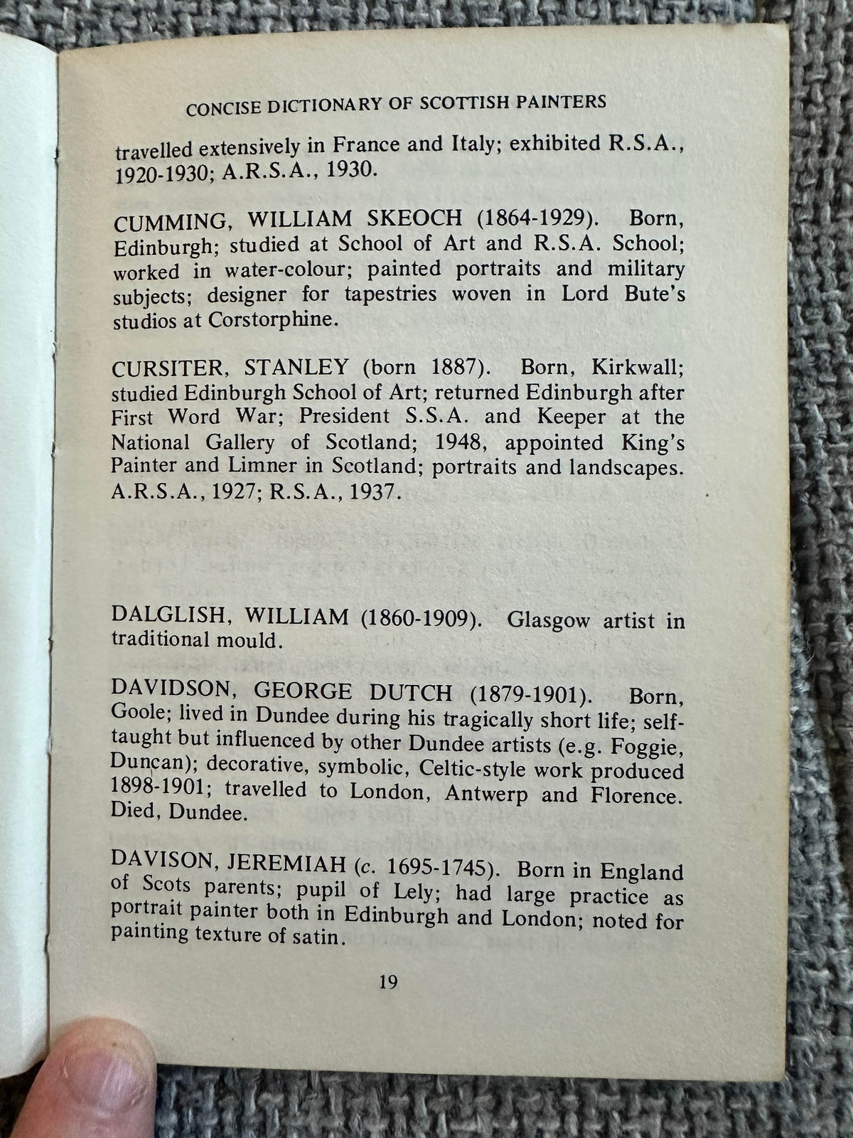 1976*1st* A Concise Dictionary Of Scottish Painters - Paul Harris (Paul Harris Publishing) - Honeyburn Books (UK)
