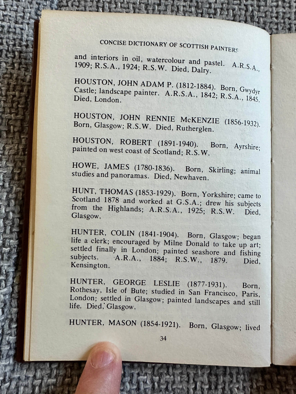 1976*1st* A Concise Dictionary Of Scottish Painters - Paul Harris (Paul Harris Publishing) - Honeyburn Books (UK)