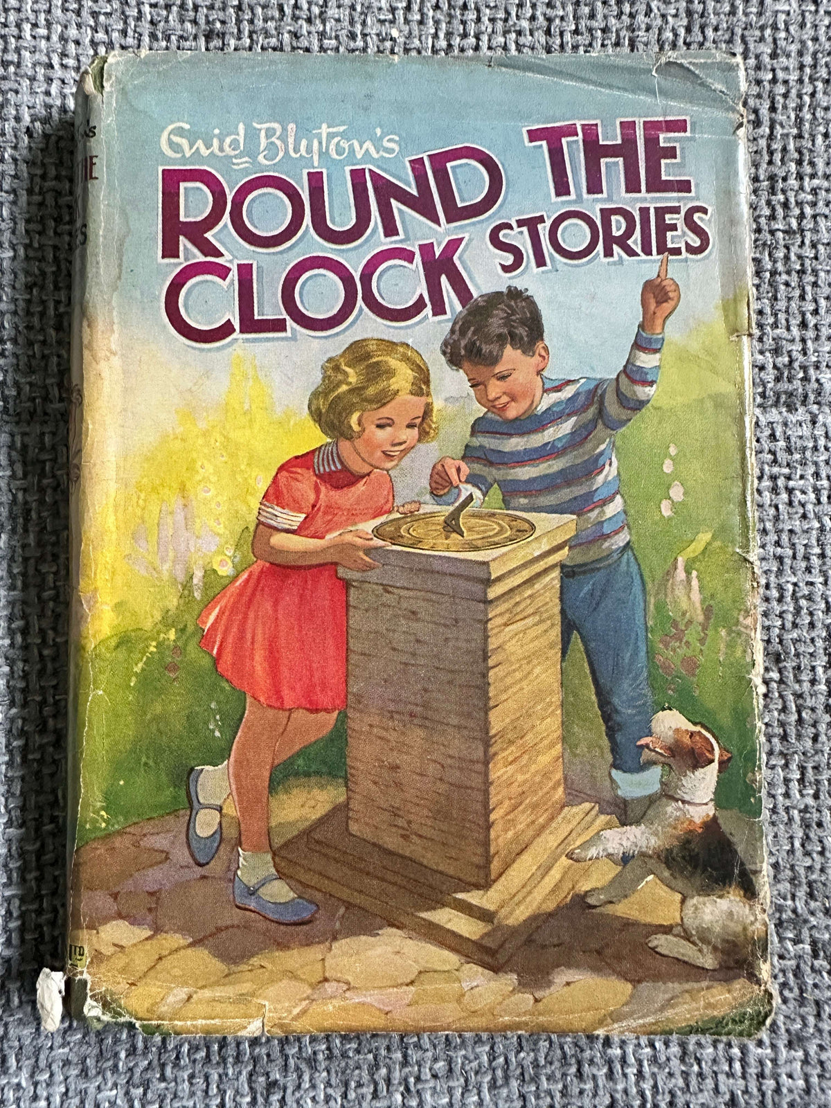 1963 Round The Clock Stories - Enid Blyton (Dean & Son Ltd) - Honeyburn Books (UK)