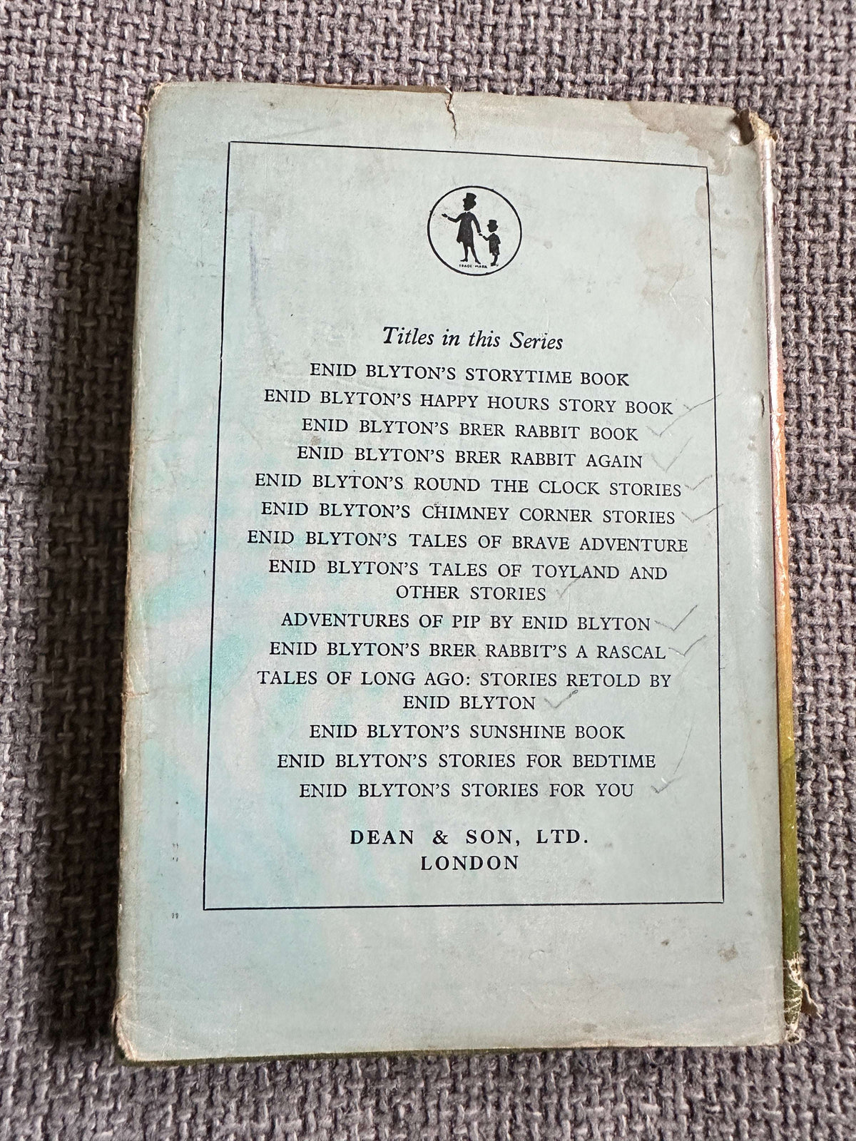 1963 Round The Clock Stories - Enid Blyton (Dean & Son Ltd) - Honeyburn Books (UK)