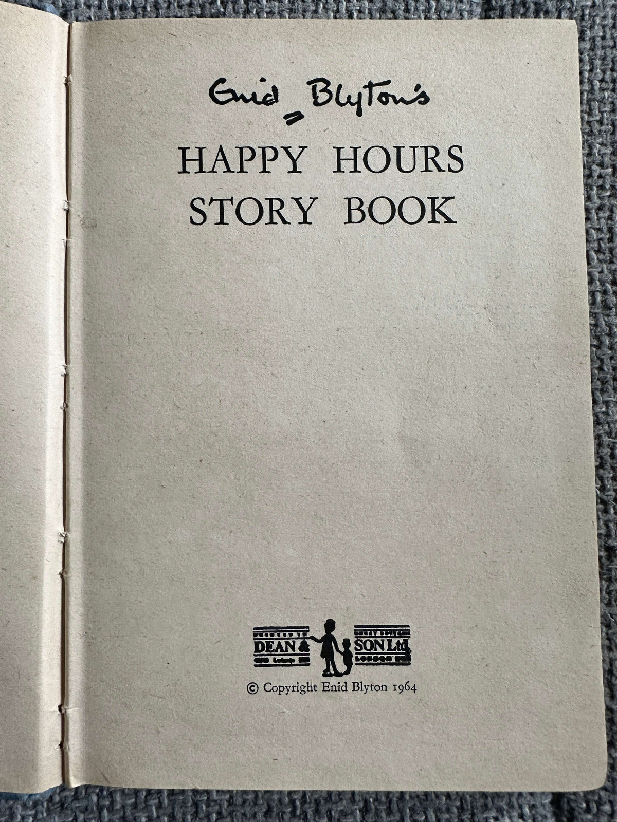 1964 Happy Hours Story Book - Enid Blyton (Dean & Son Ltd) - Honeyburn Books (UK)
