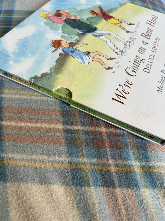 2015 We’re Going On A Bear Hunt - Michael Rosen(Walker Books Deluxe Edition in Slip Box - Honeyburn Books (UK)