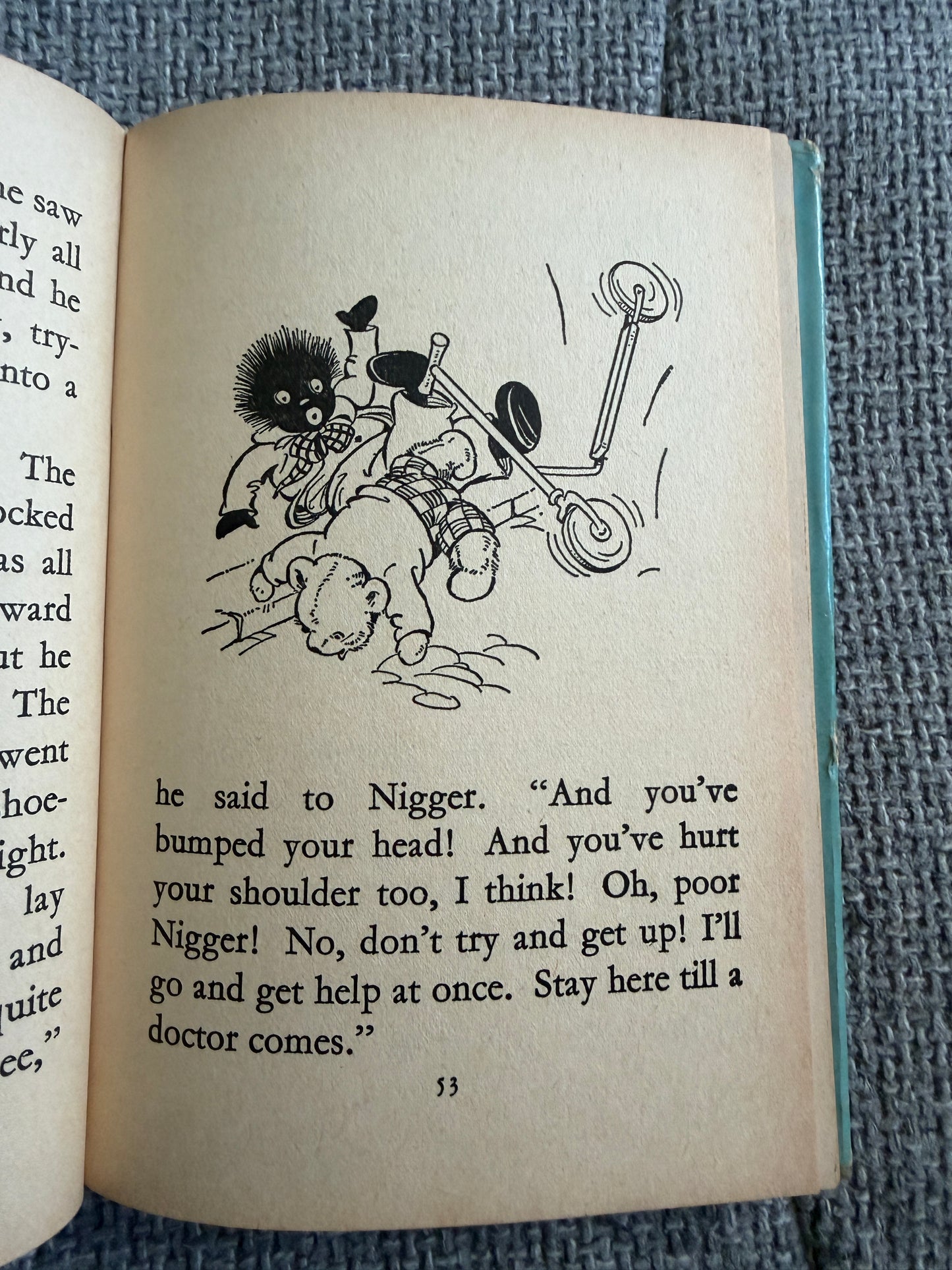 1968 Three Golliwogs Enid Blyton by Rene Cloke - Original Names Dean & Son Ltd