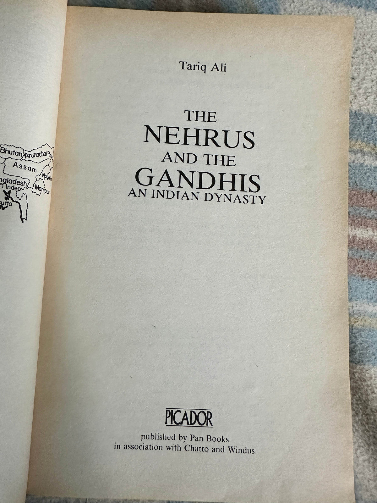 1985*1st* The Nehrus & The Gandhis(An Indian Dynasty)Tariq Ali(Intro by Salman Rushdie)Picador - Honeyburn Books (UK)