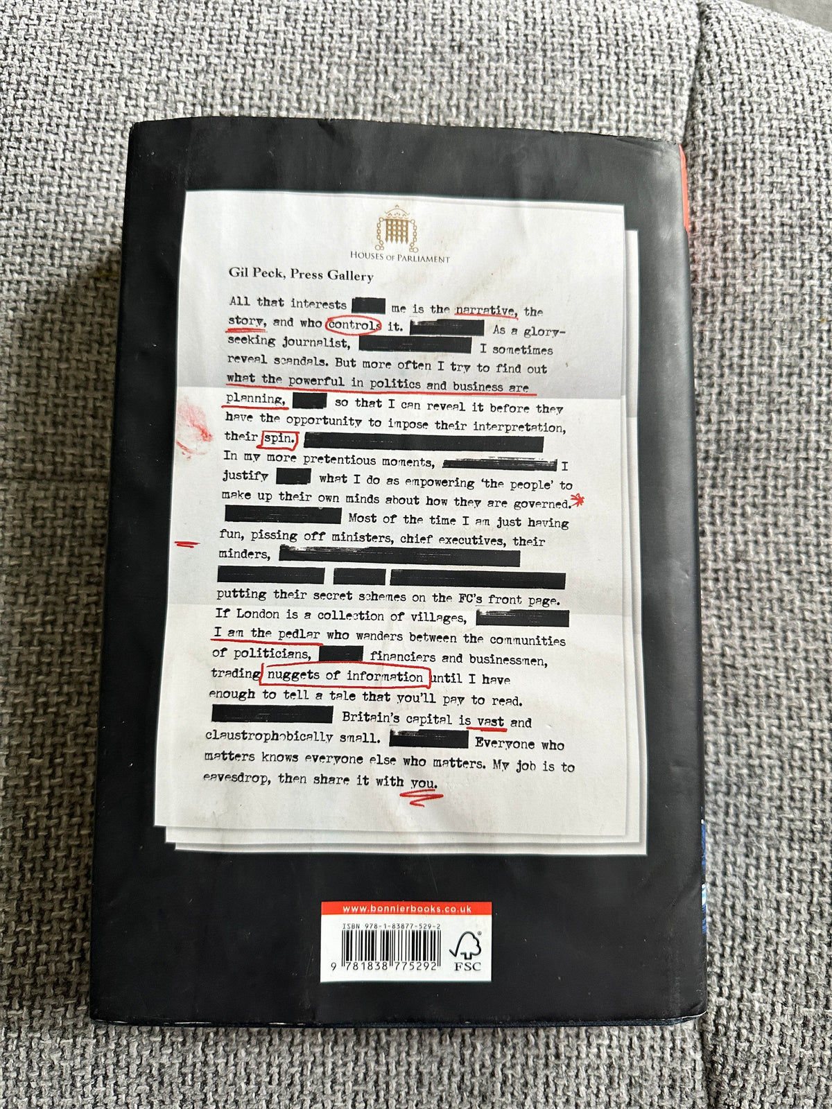 2021*1st SIGNED* The Whistleblower - Robert Peston (Zaffre) - Honeyburn Books (UK)