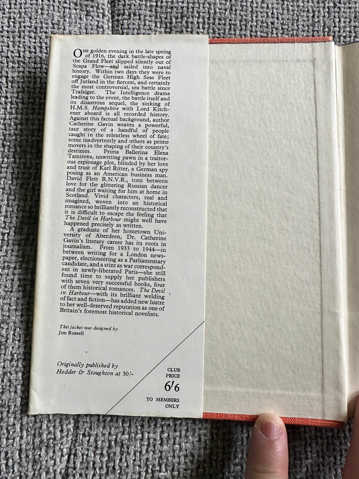 1968*1st* The Devil In Harbour - Catherine Gavin (Companion Book Club) - Honeyburn Books (UK)
