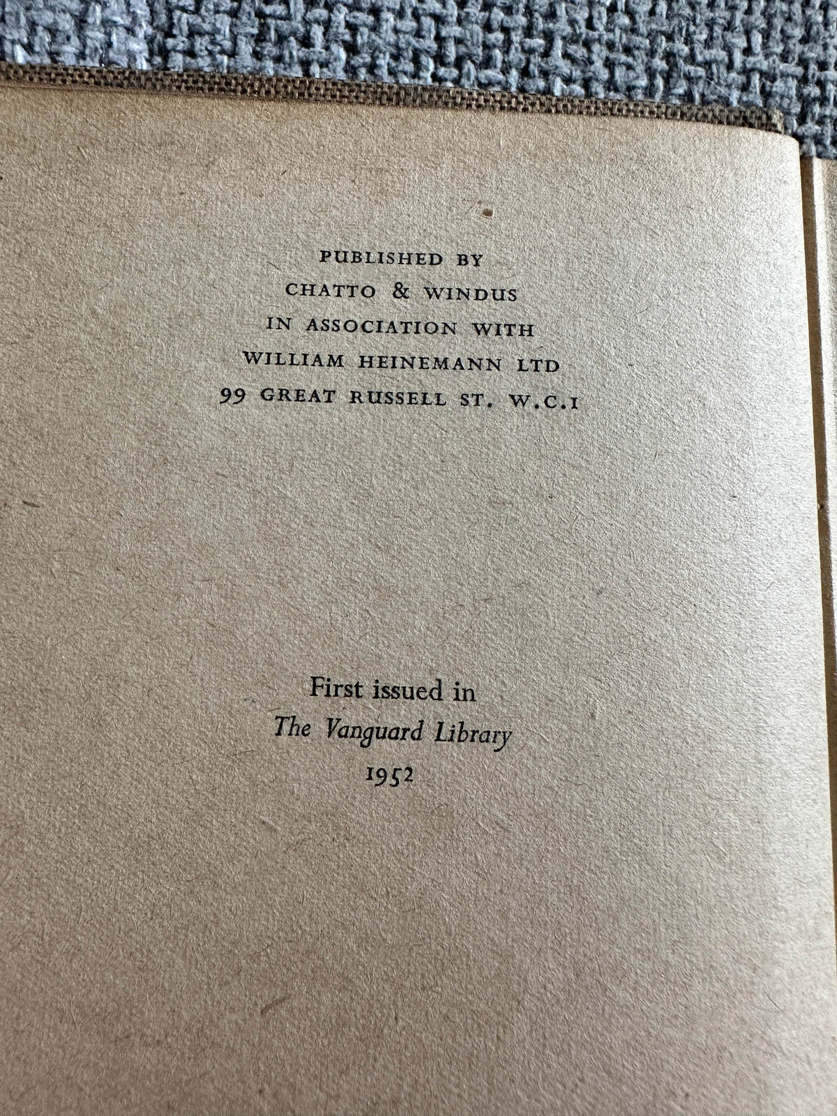 1952 Whisky Galore (Vanguard Library) Compton Mackenzie (Vanguard Library) - Honeyburn Books (UK)