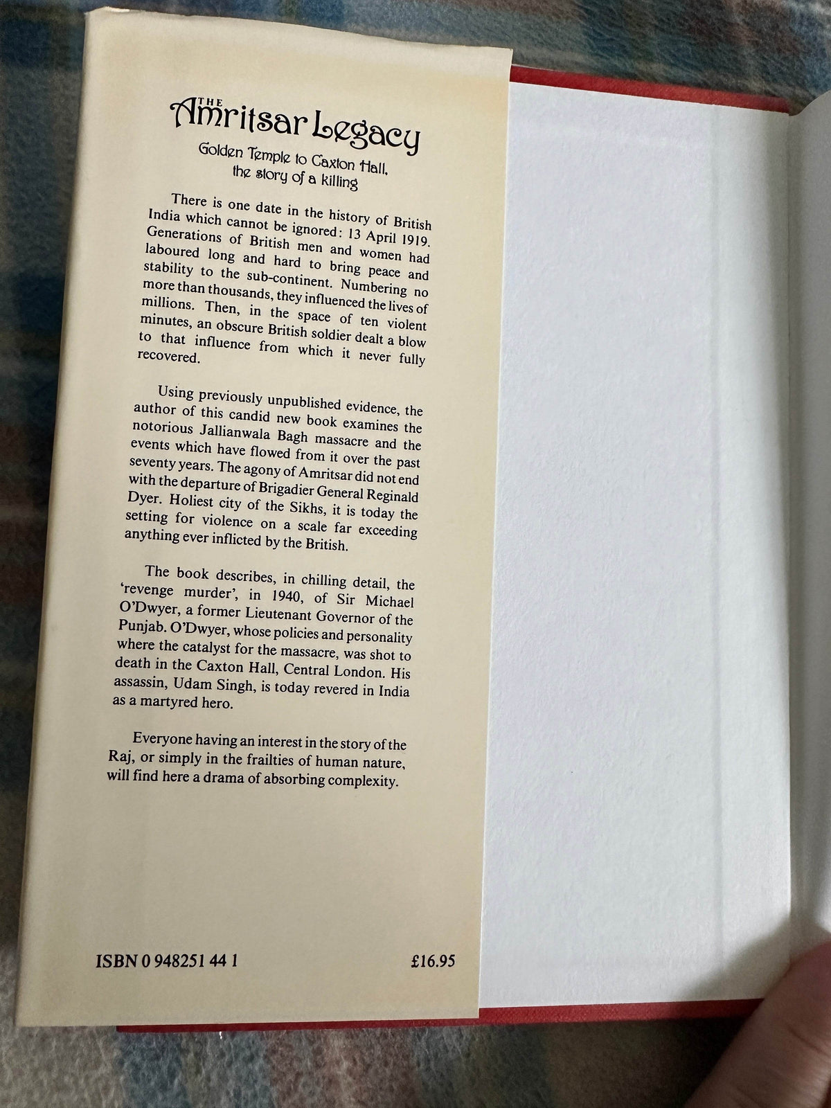 1989*1st* The Amritsar Legacy - Roger Perkins(Picton Publishing(Chippenham)Ltd - Honeyburn Books (UK)