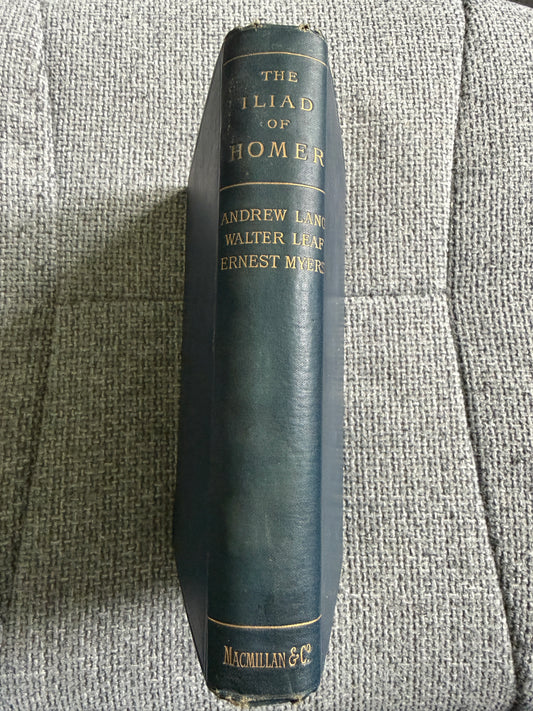 The Iliad of Homer English Prose by Andrew Lang, Walter Leaf & Ernest Myers (1889, MacMillan) - Honeyburn Books (UK)