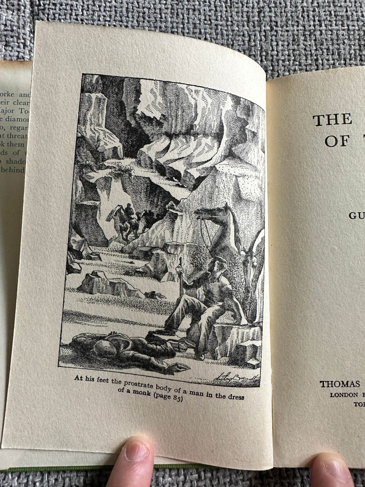 1962*1st* The Treasure Of The Pass - Gurney Slade (Peerless Series) Nelson & Son - Honeyburn Books (UK)