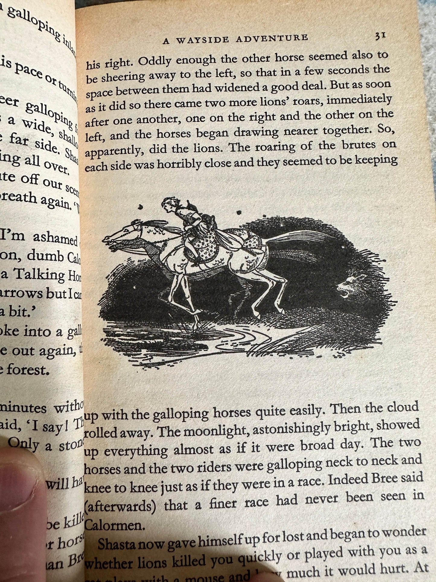 1980 The Horse & His Boy - C. S. Lewis(Pauline Baynes Illust) Fontana Lions Pub - Honeyburn Books (UK)