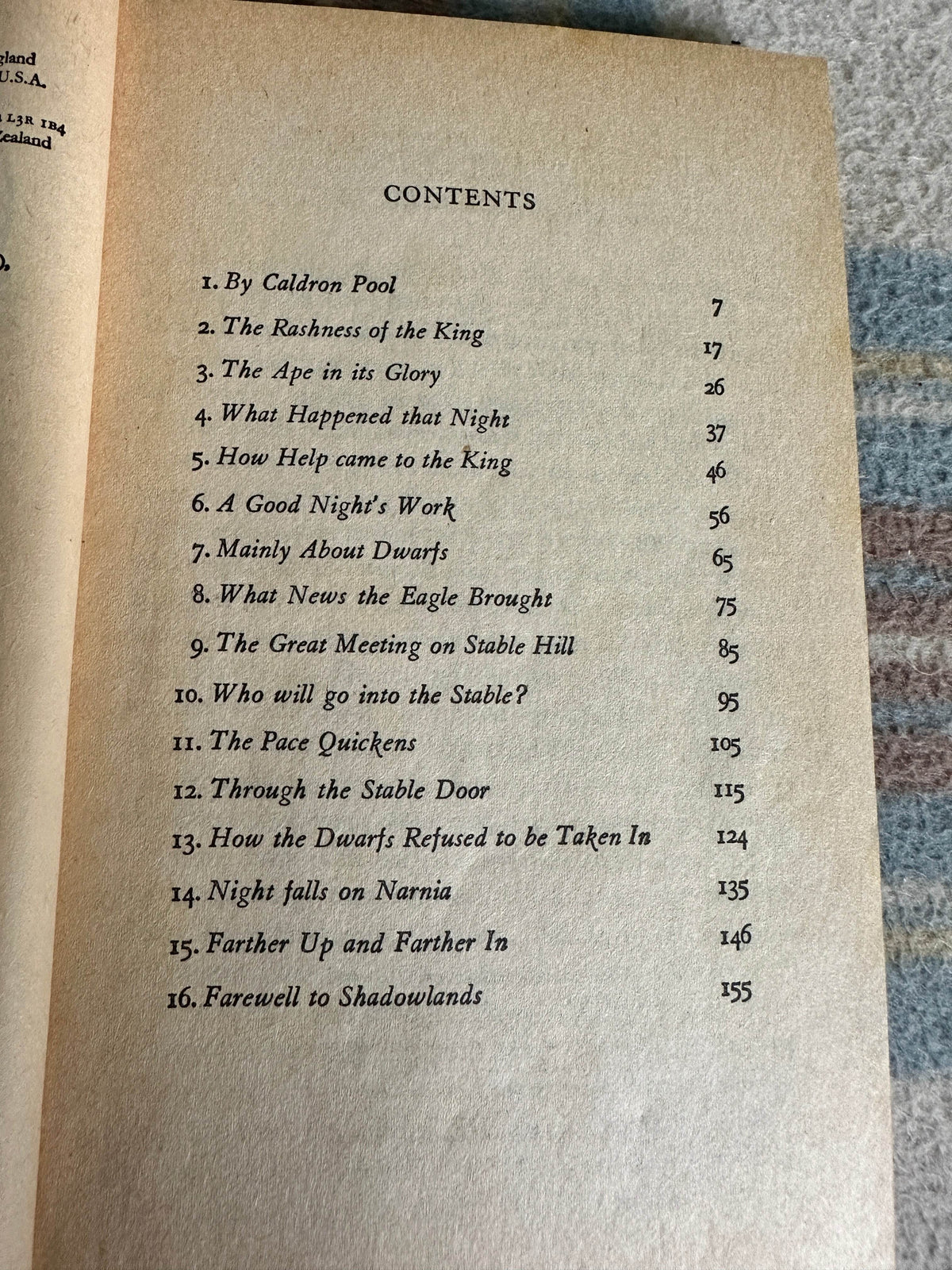 1979 The Last Battle - C. S. Lewis(Pauline Baynes Illust) Penguin Books - Honeyburn Books (UK)