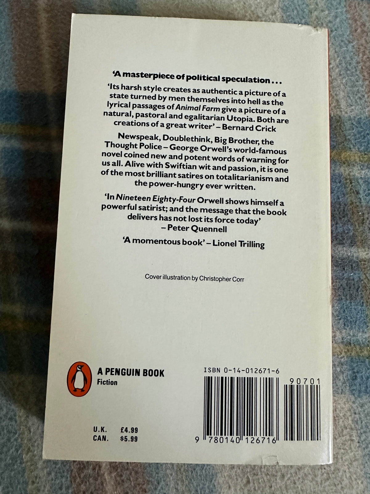 1990 Nineteen Eighty Four - George Orwell(Penguin) - Honeyburn Books (UK)