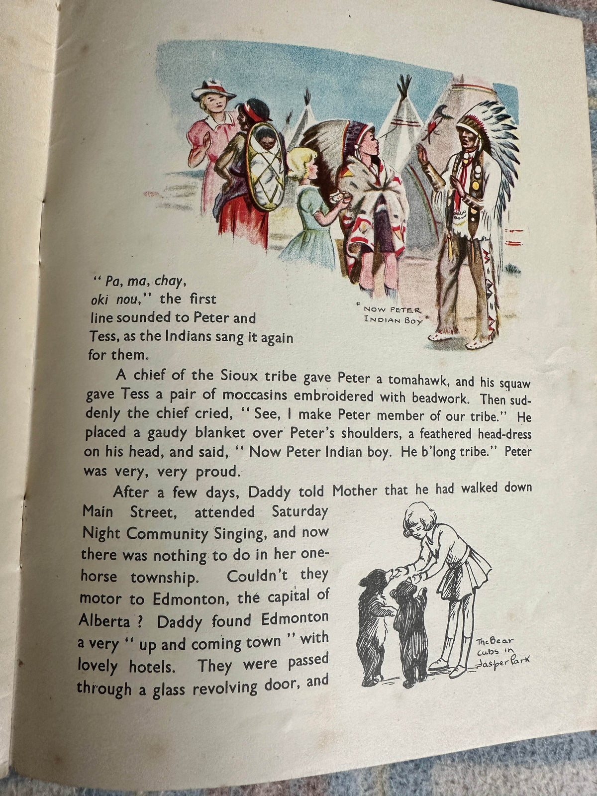 1944 Through The British Commonwealth Canada & Newfoundland - Stella Mead (Illust by Eulalie) - Honeyburn Books (UK)