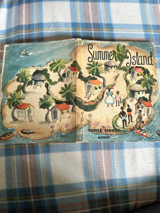 1944*1st* Summer Island - Renee Sidney(illustrated by Ahlan Achoy) Lutterworth Press - Honeyburn Books (UK)