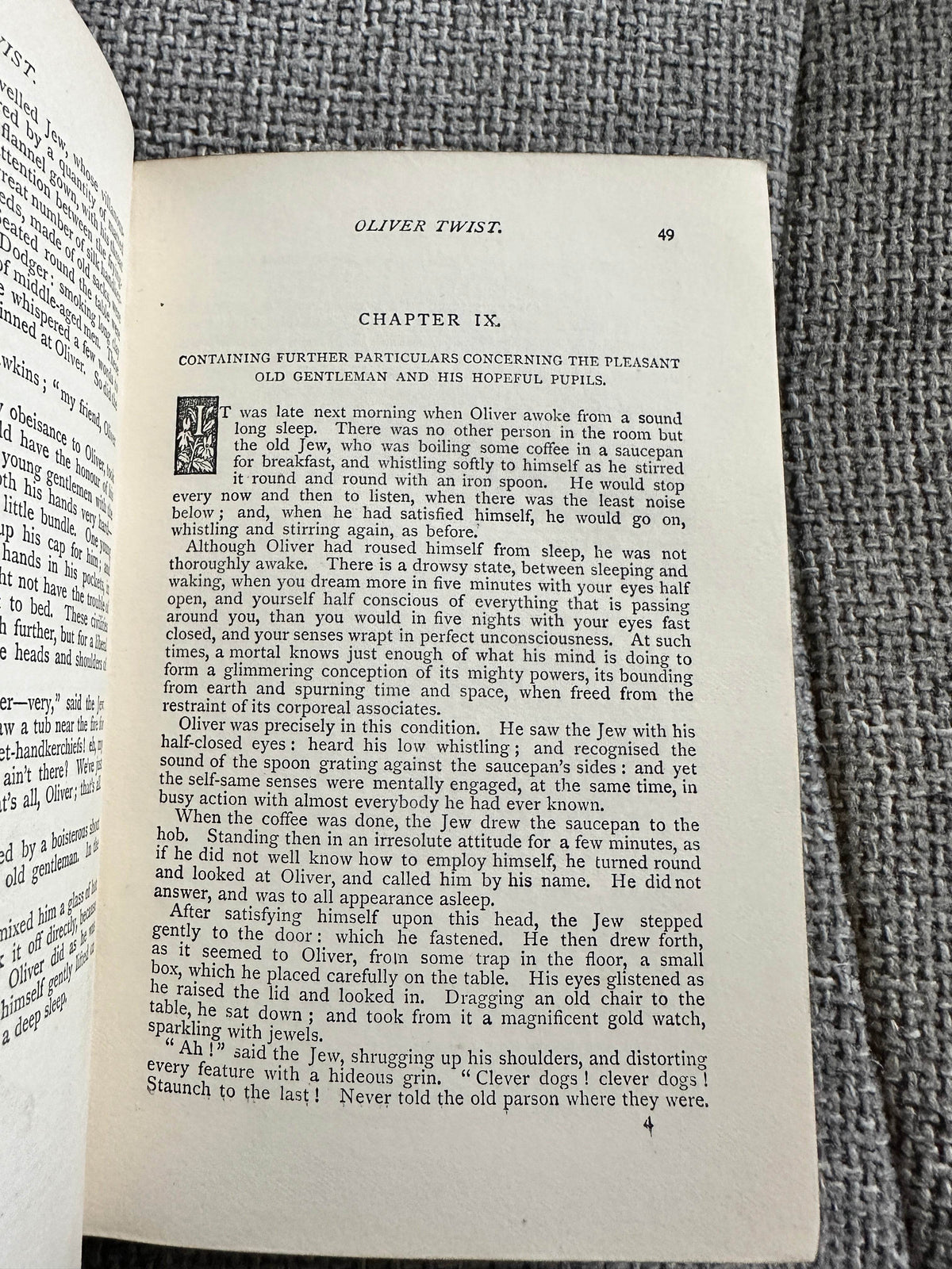 1880 Oliver Twist - Charles Dickens (W. Reynolds frontispiece) Walter Scott Published - Honeyburn Books (UK)