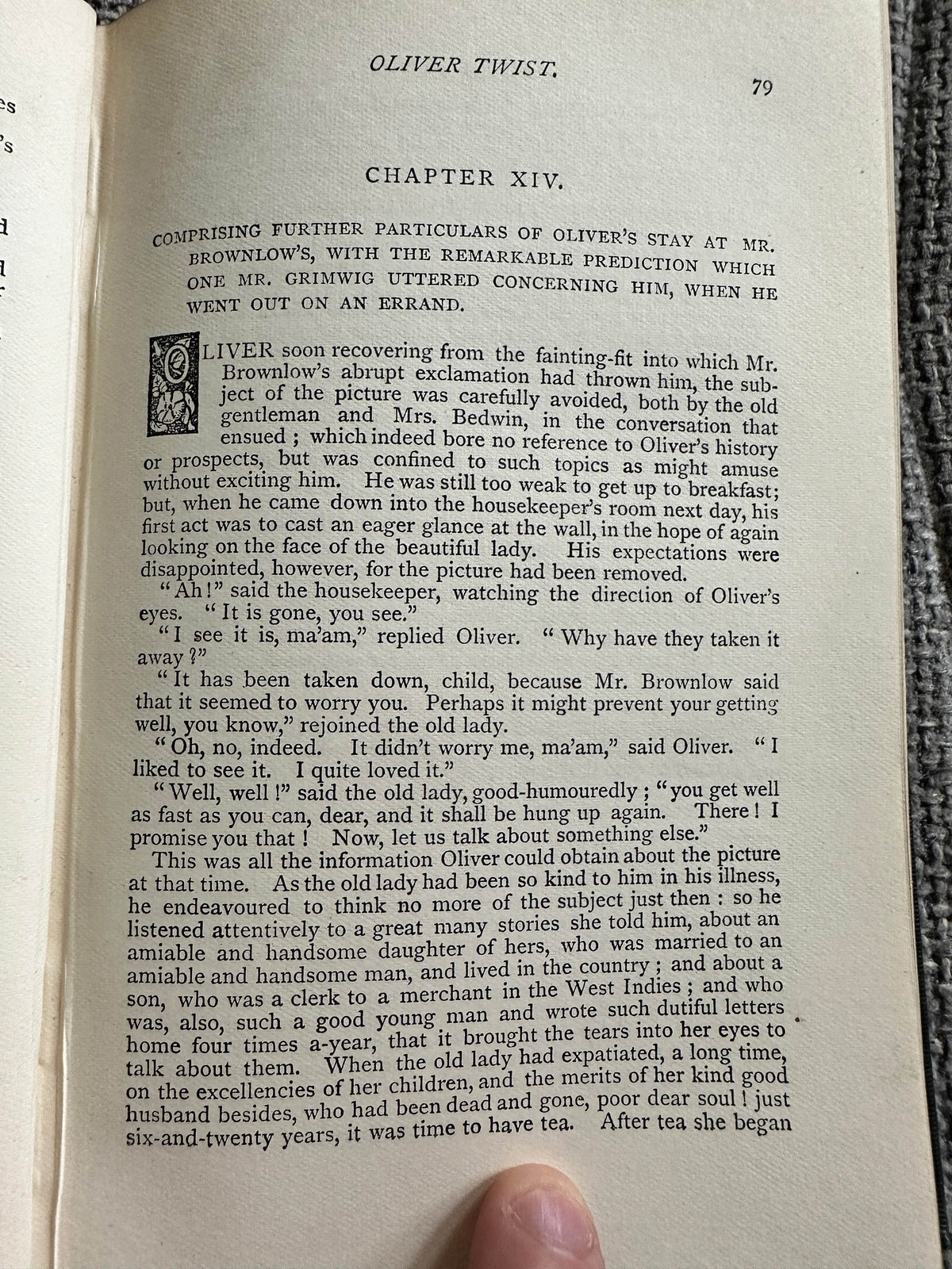 1880 Oliver Twist - Charles Dickens (W. Reynolds frontispiece) Walter Scott Published - Honeyburn Books (UK)