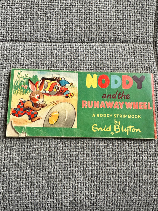 1960 Noddy & The Runaway Wheel (Noddy Strip Book) Enid Blyton (Sampson Low, Marston & Co Ltd) - Honeyburn Books (UK)