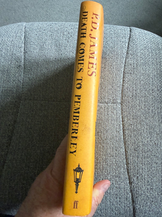 2011 Death Comes to Pemberley Book by P. D. James - Faber & Faber Edition - Honeyburn Books (UK)