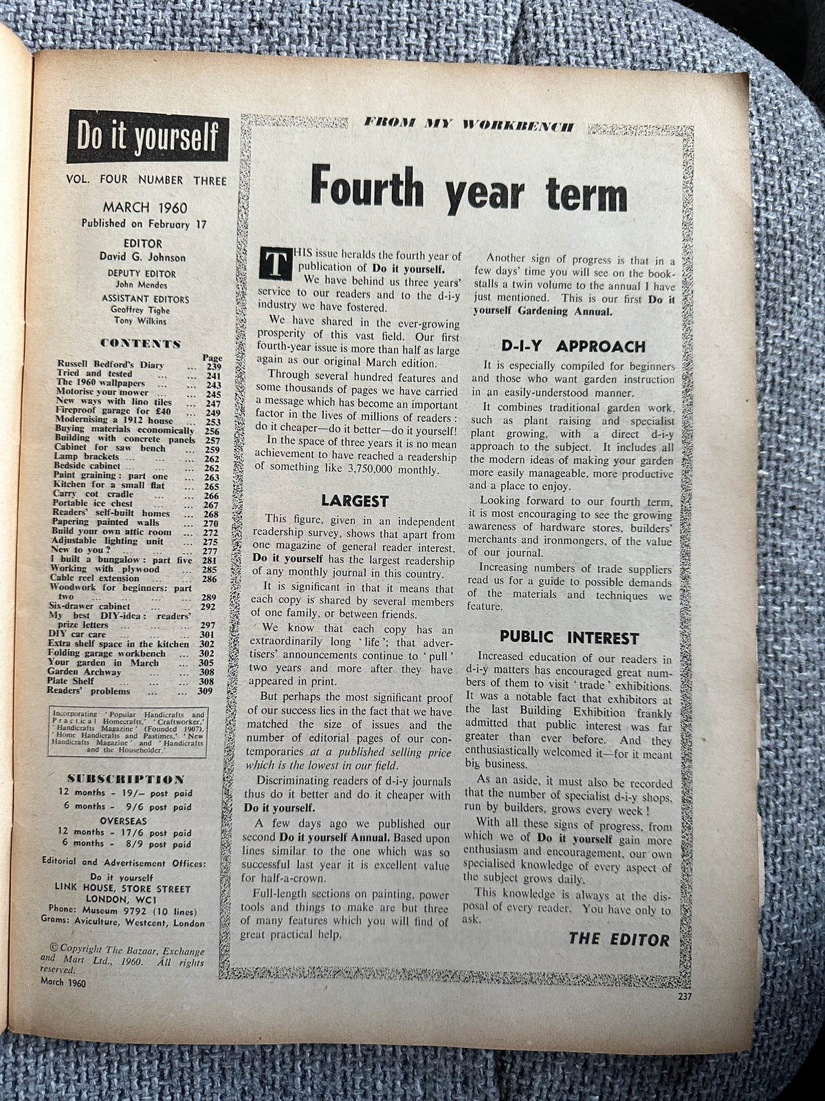 1960 Do It Yourself(Practical Man About The House) - Honeyburn Books (UK)