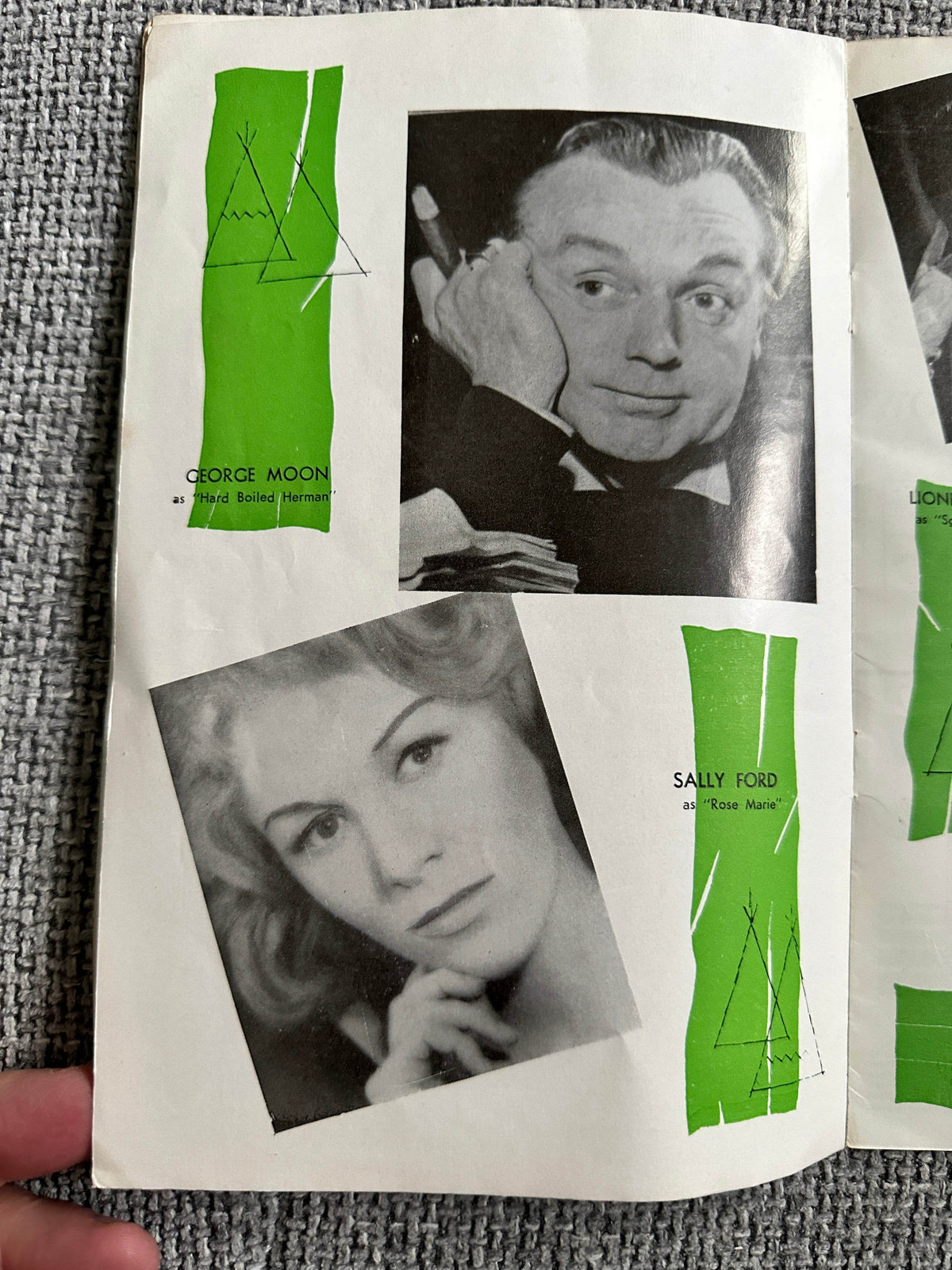 1961*Signed* Rose Marie Programme David Whitfield Signed. Hippodrome Birmingham - Honeyburn Books (UK)