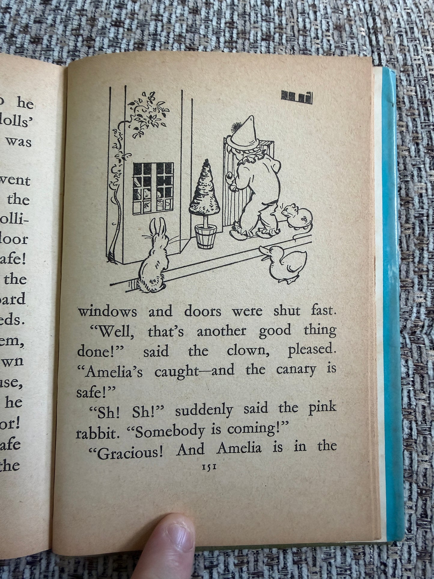 1969 Amelia Jane Again Book by Enid Blyton with Rene Cloke Illustrations - Dean & Son Ltd