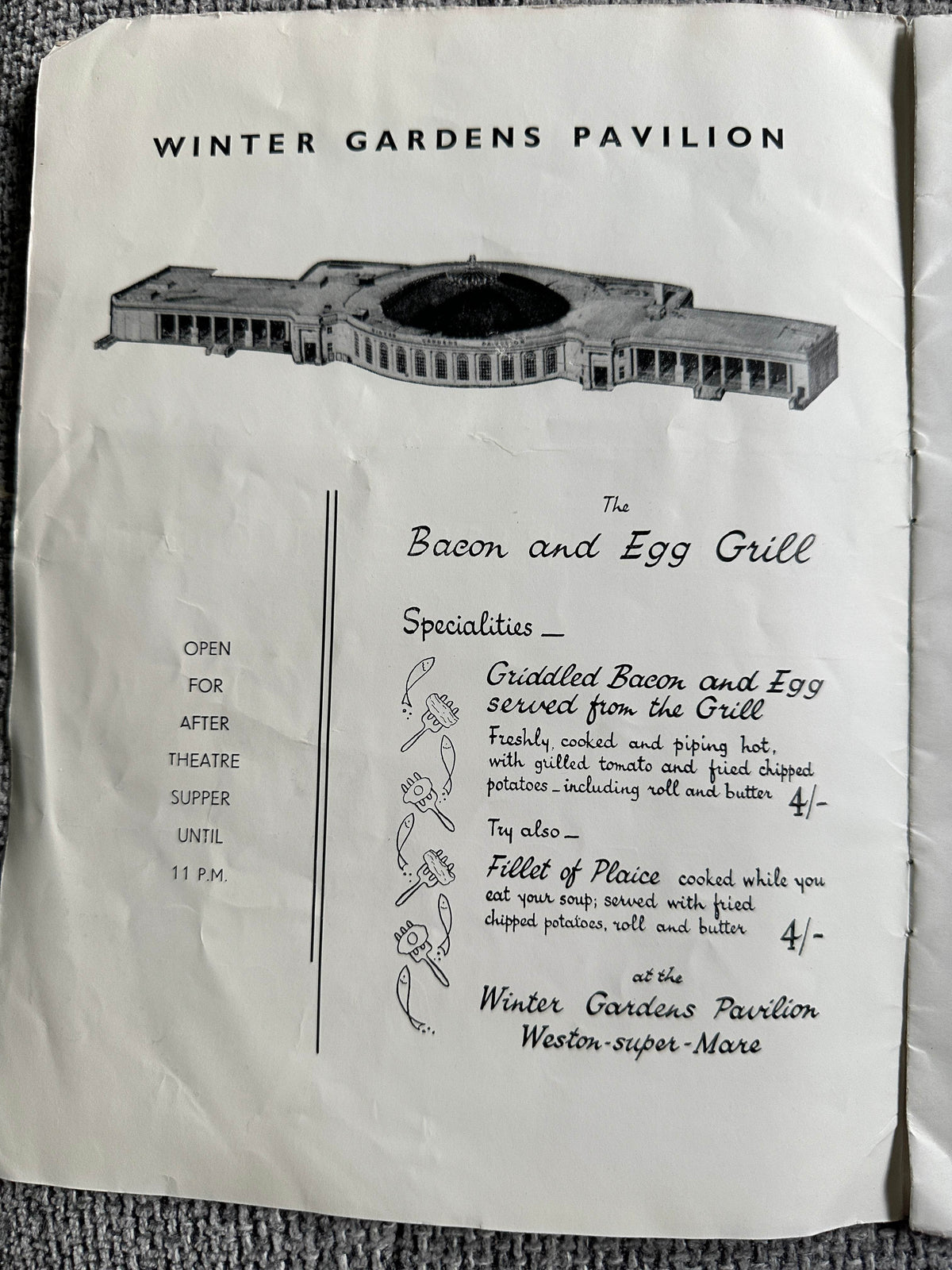 1950’s Let’s Make A Night Of It (Theatre Programme) Terry Scott & Hugh Lloyd (Weston-Super-Mare) - Honeyburn Books (UK)