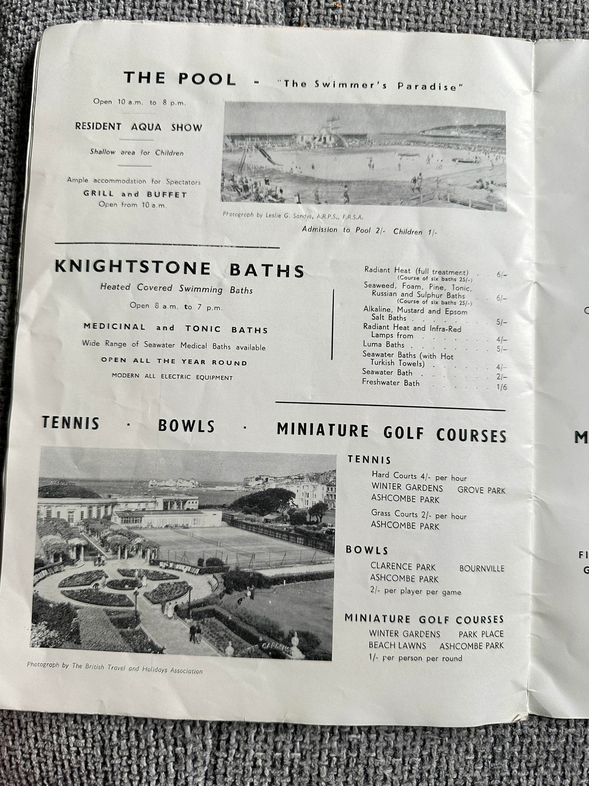 1950’s Let’s Make A Night Of It (Theatre Programme) Terry Scott & Hugh Lloyd (Weston-Super-Mare) - Honeyburn Books (UK)