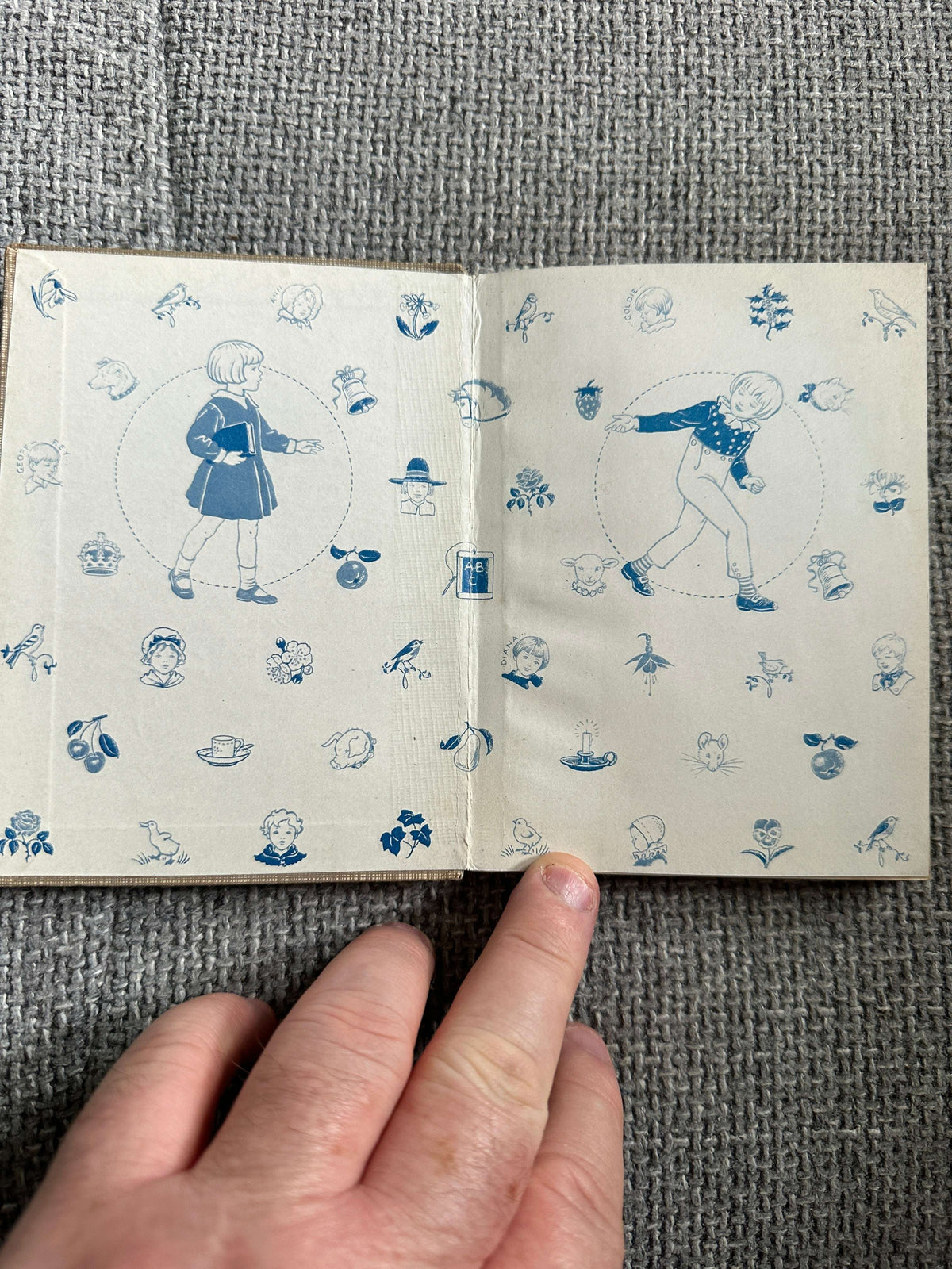 1935 A Little Book Of Old Rhymes - Cicely Mary Barker (Blackie & Son Ltd) - Honeyburn Books (UK)