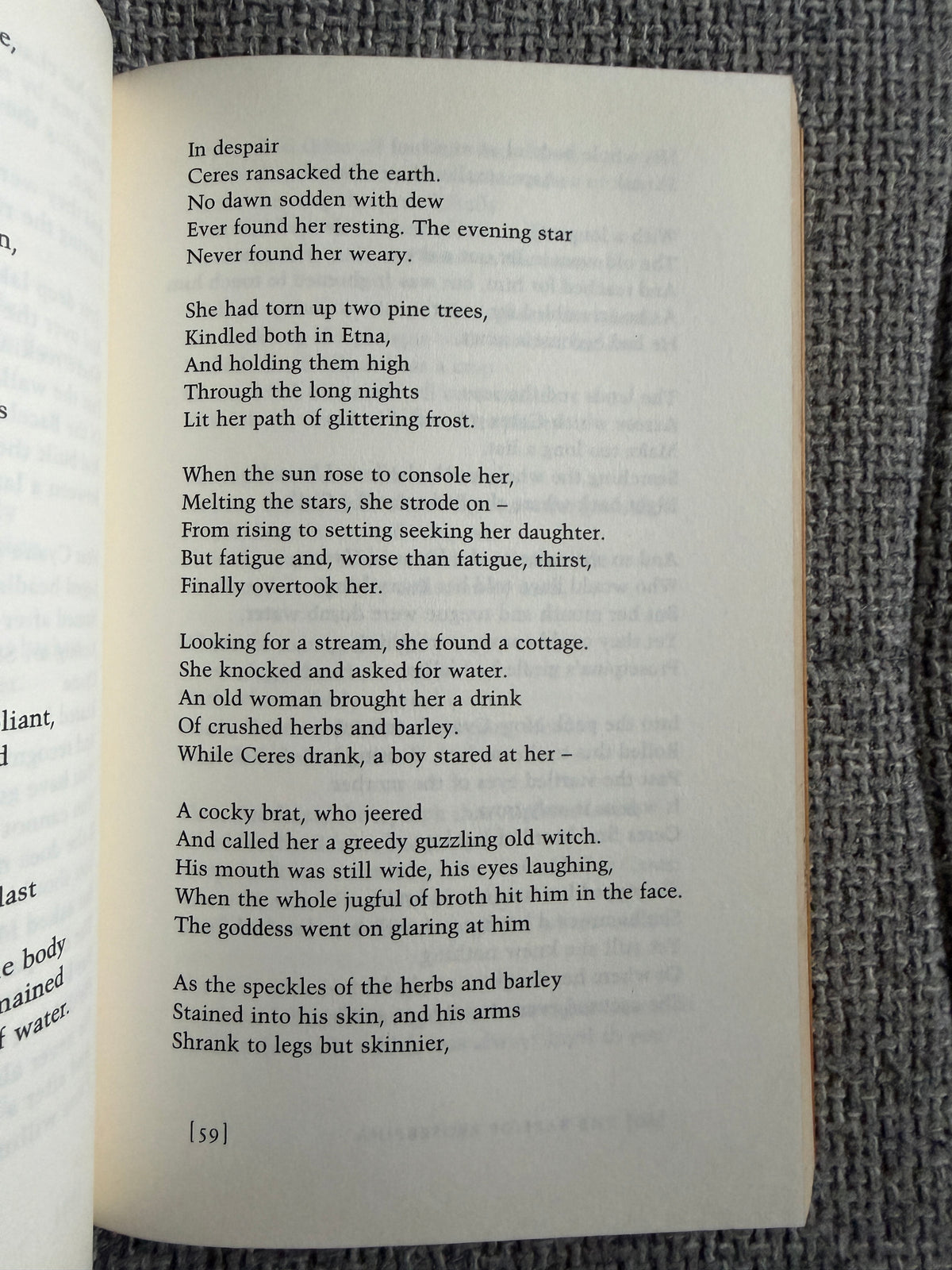 1997 Tales From Ovid Ted Hughes Faber & Faber - Honeyburn Books (UK)