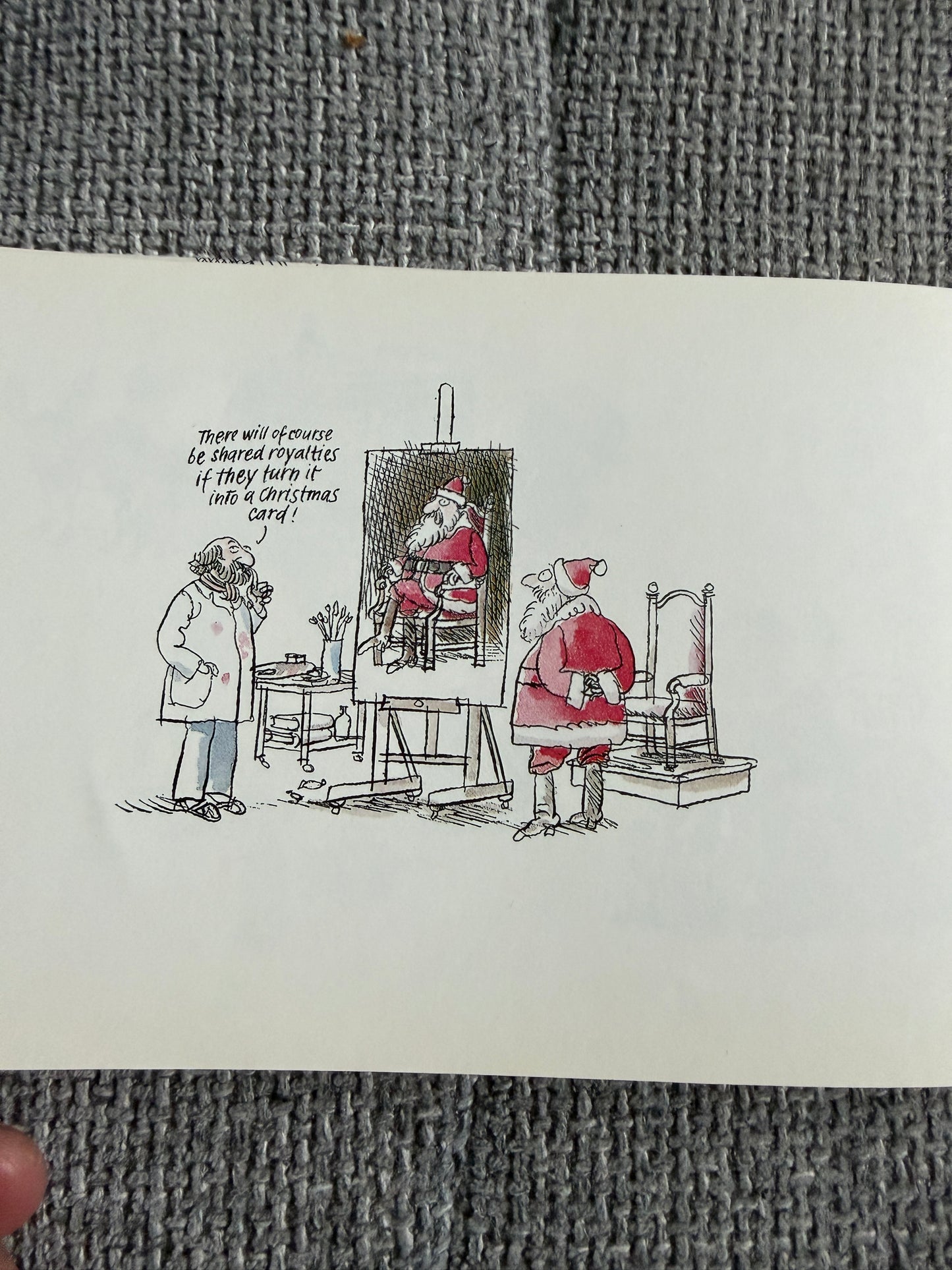 1983 1st Don’t Look Now But It’s Christmas Again! - Christmas Again Fritz Wegner Book (Patrick Hardy Books) - Honeyburn Books (UK)