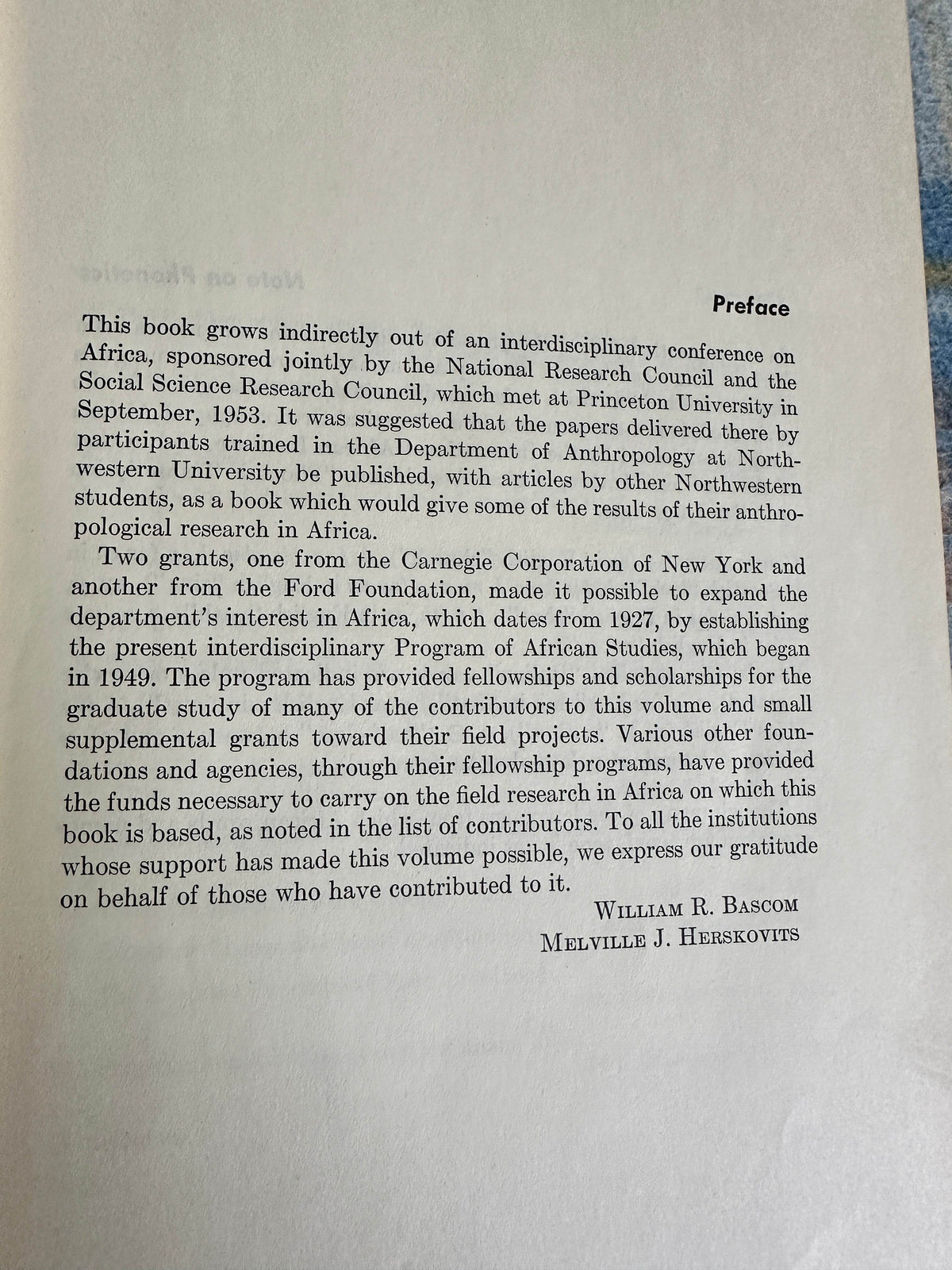 1959*1st* Continuity & Change In African Cultures - William R. Bascom & Melville J. Herskovits(The University of Chicago Press) - Honeyburn Books (UK)