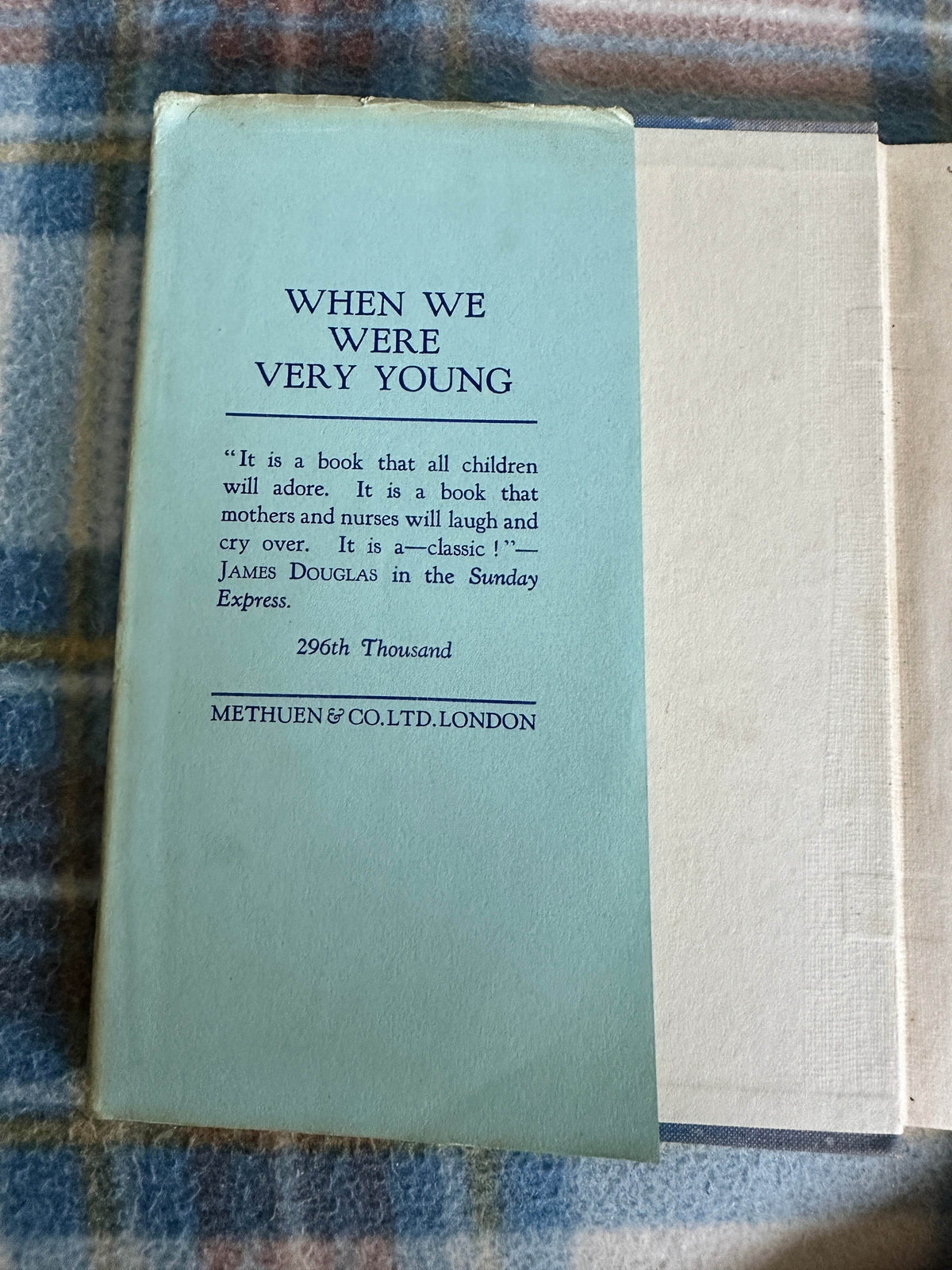 1934 When We Were Very Young - A. A. Milne(Illust Ernest Shepard) Methuen & Co Ltd - Honeyburn Books (UK)