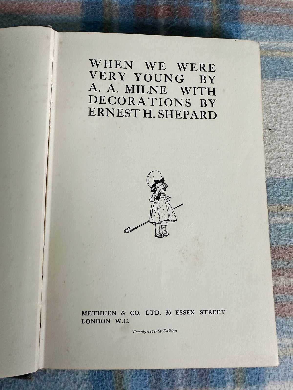 1934 When We Were Very Young - A. A. Milne(Illust Ernest Shepard) Methuen & Co Ltd - Honeyburn Books (UK)