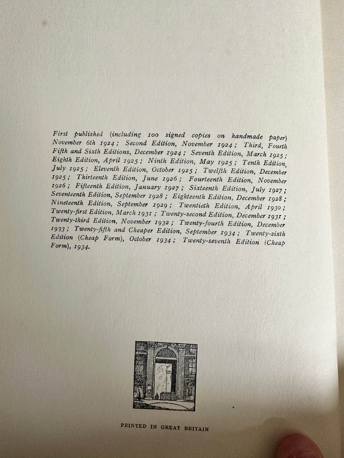 1934 When We Were Very Young - A. A. Milne(Illust Ernest Shepard) Methuen & Co Ltd - Honeyburn Books (UK)