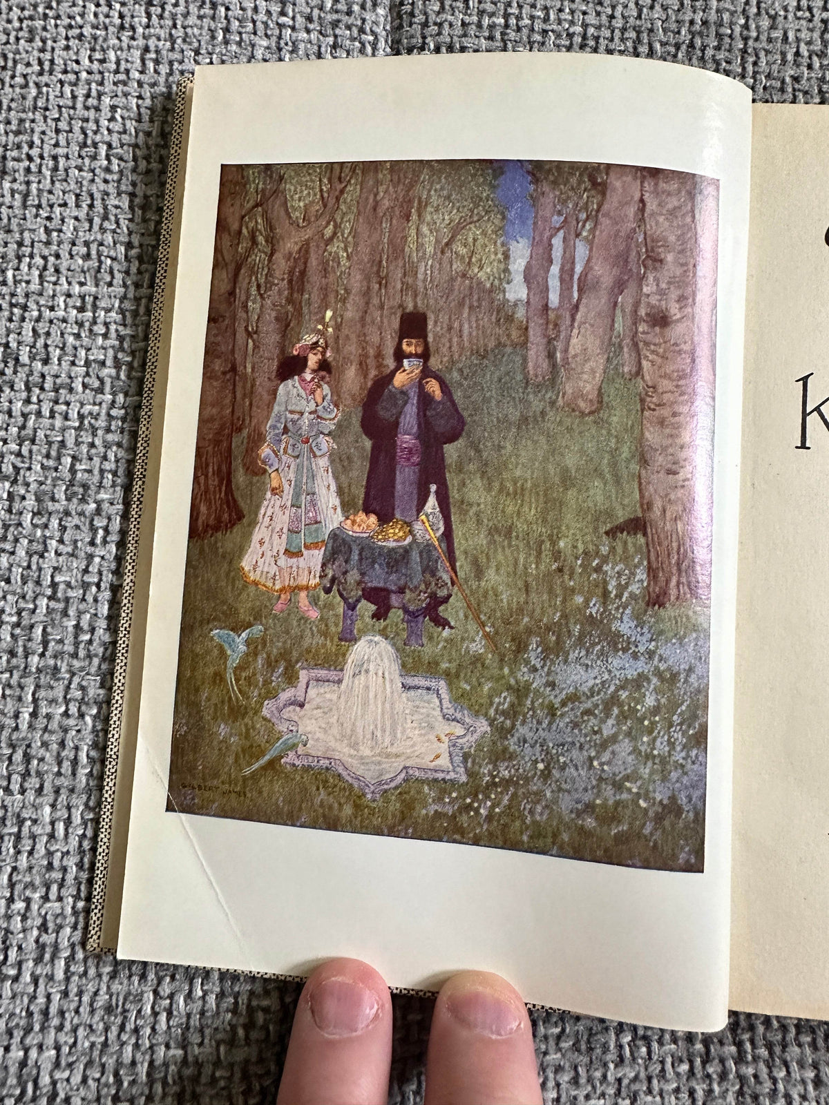 1967 Rubáiyát Of Omar Khayyám - Edward Fitzgerald with intro & notes by Reynold Alleyne Nicholson Litt.D (illustrated Gilbert James) A & C Black Ltd - Honeyburn Books (UK)