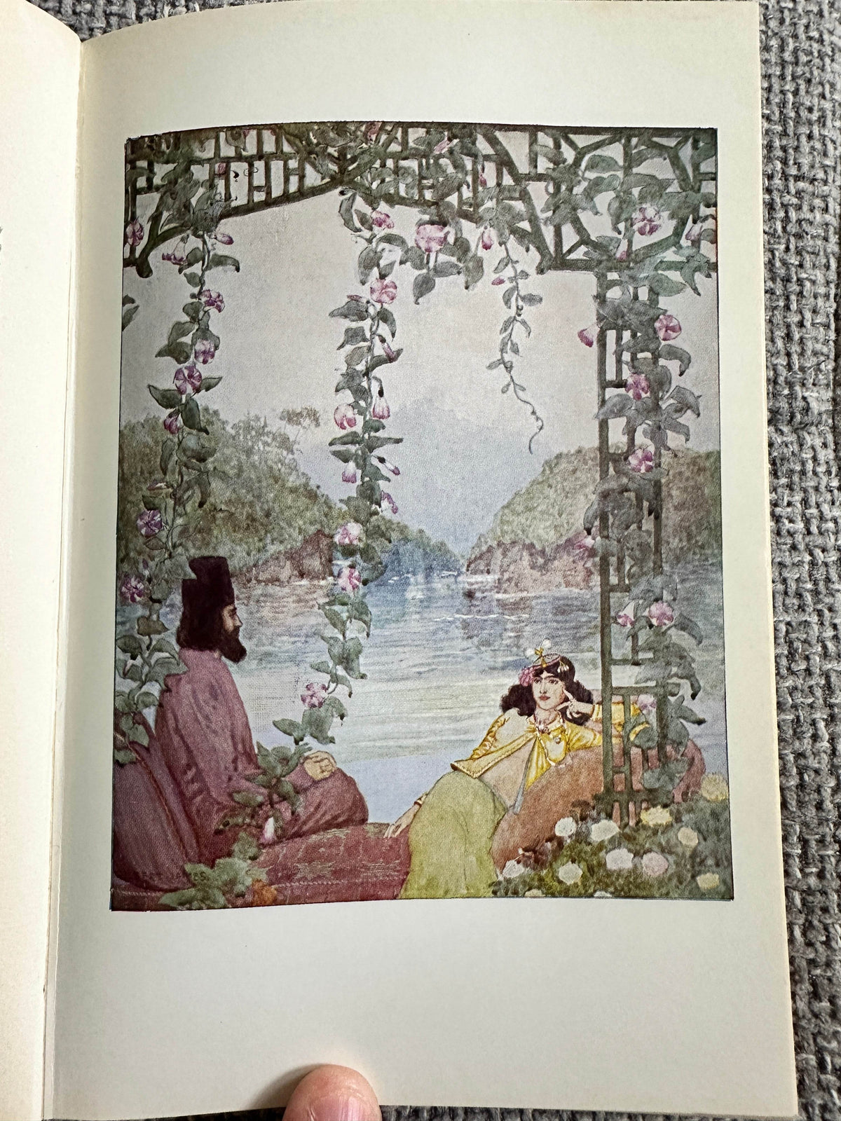 1967 Rubáiyát Of Omar Khayyám - Edward Fitzgerald with intro & notes by Reynold Alleyne Nicholson Litt.D (illustrated Gilbert James) A & C Black Ltd - Honeyburn Books (UK)