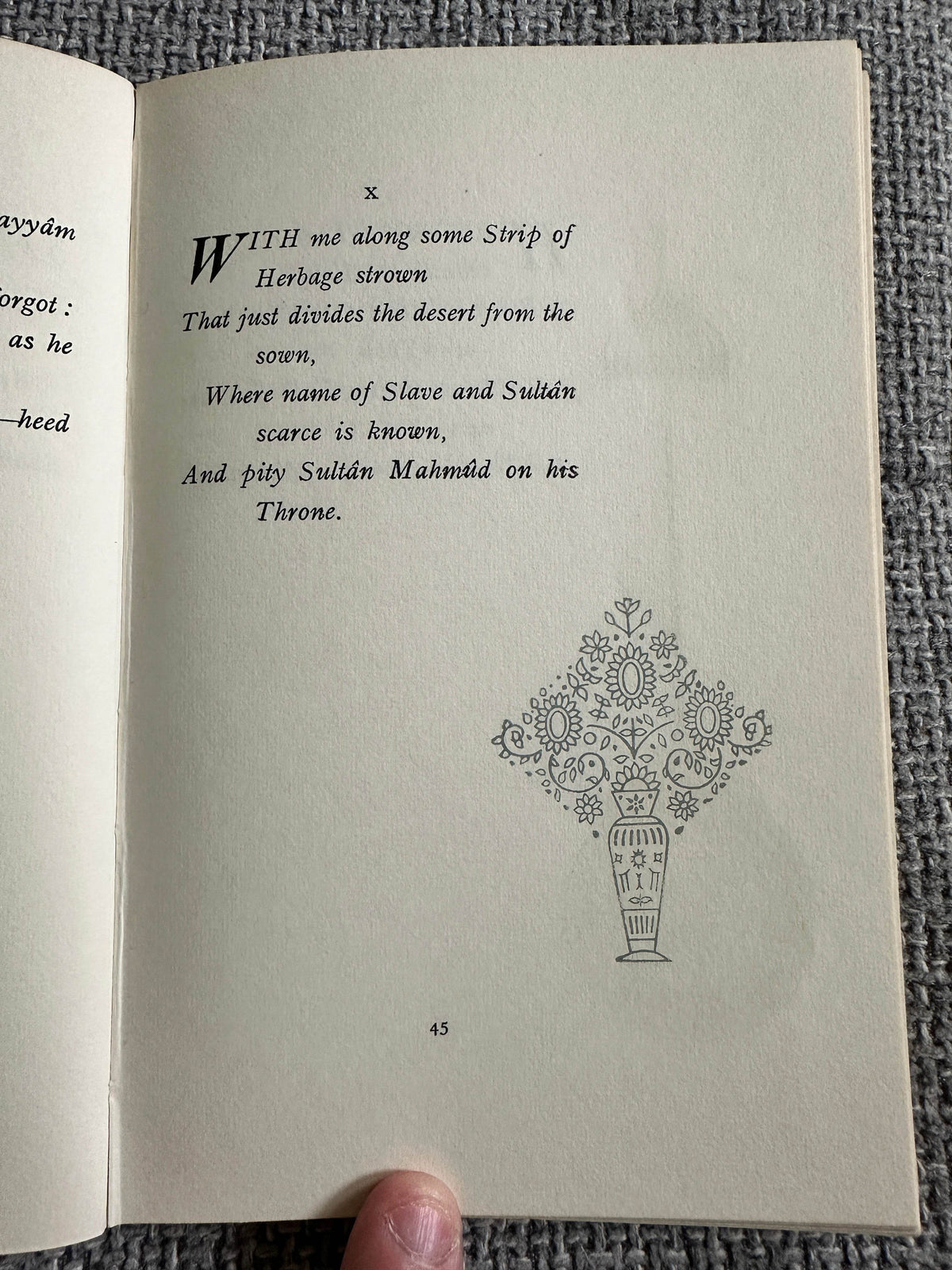 1967 Rubáiyát Of Omar Khayyám - Edward Fitzgerald with intro & notes by Reynold Alleyne Nicholson Litt.D (illustrated Gilbert James) A & C Black Ltd - Honeyburn Books (UK)