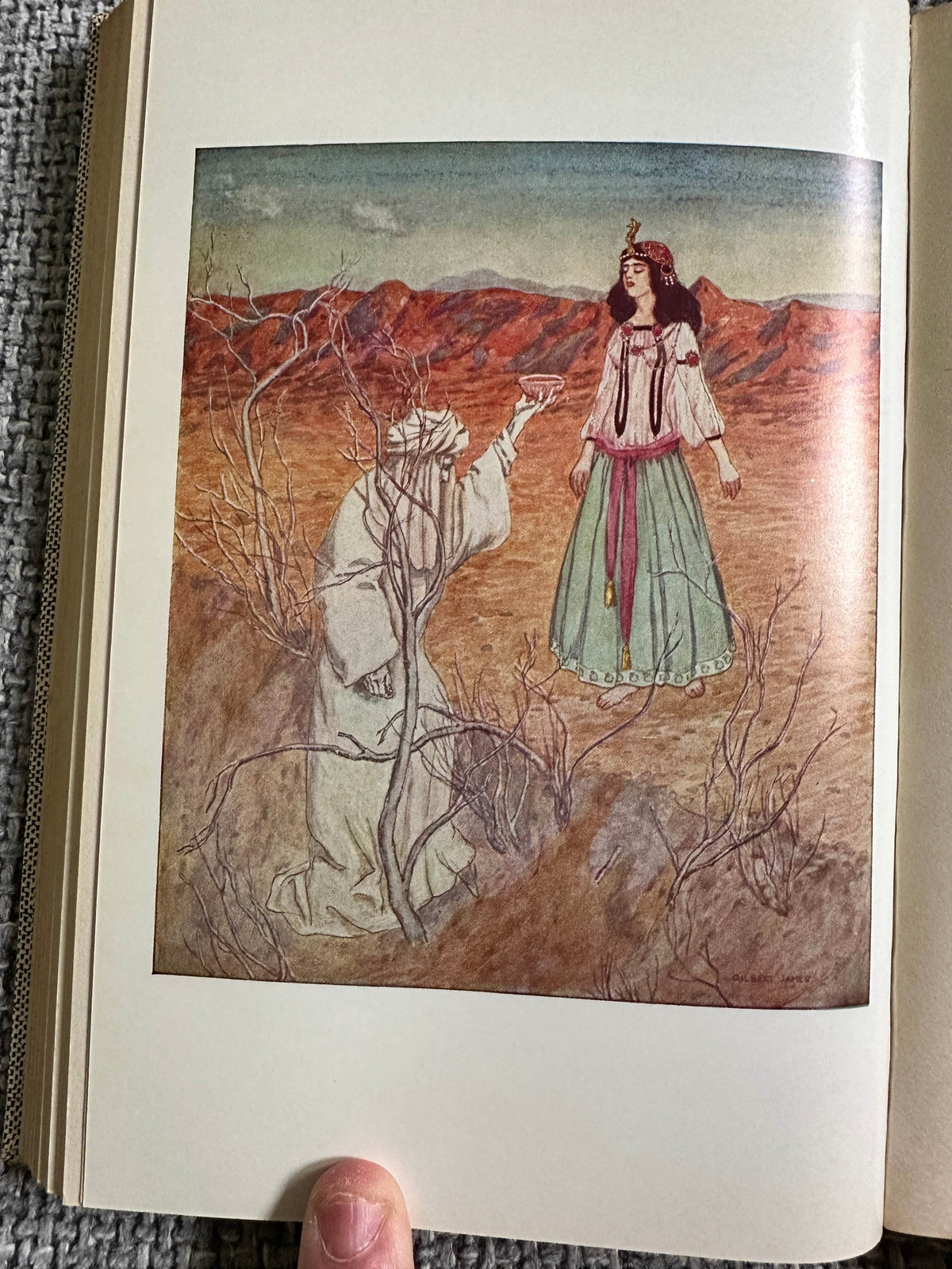 1967 Rubáiyát Of Omar Khayyám - Edward Fitzgerald with intro & notes by Reynold Alleyne Nicholson Litt.D (illustrated Gilbert James) A & C Black Ltd - Honeyburn Books (UK)