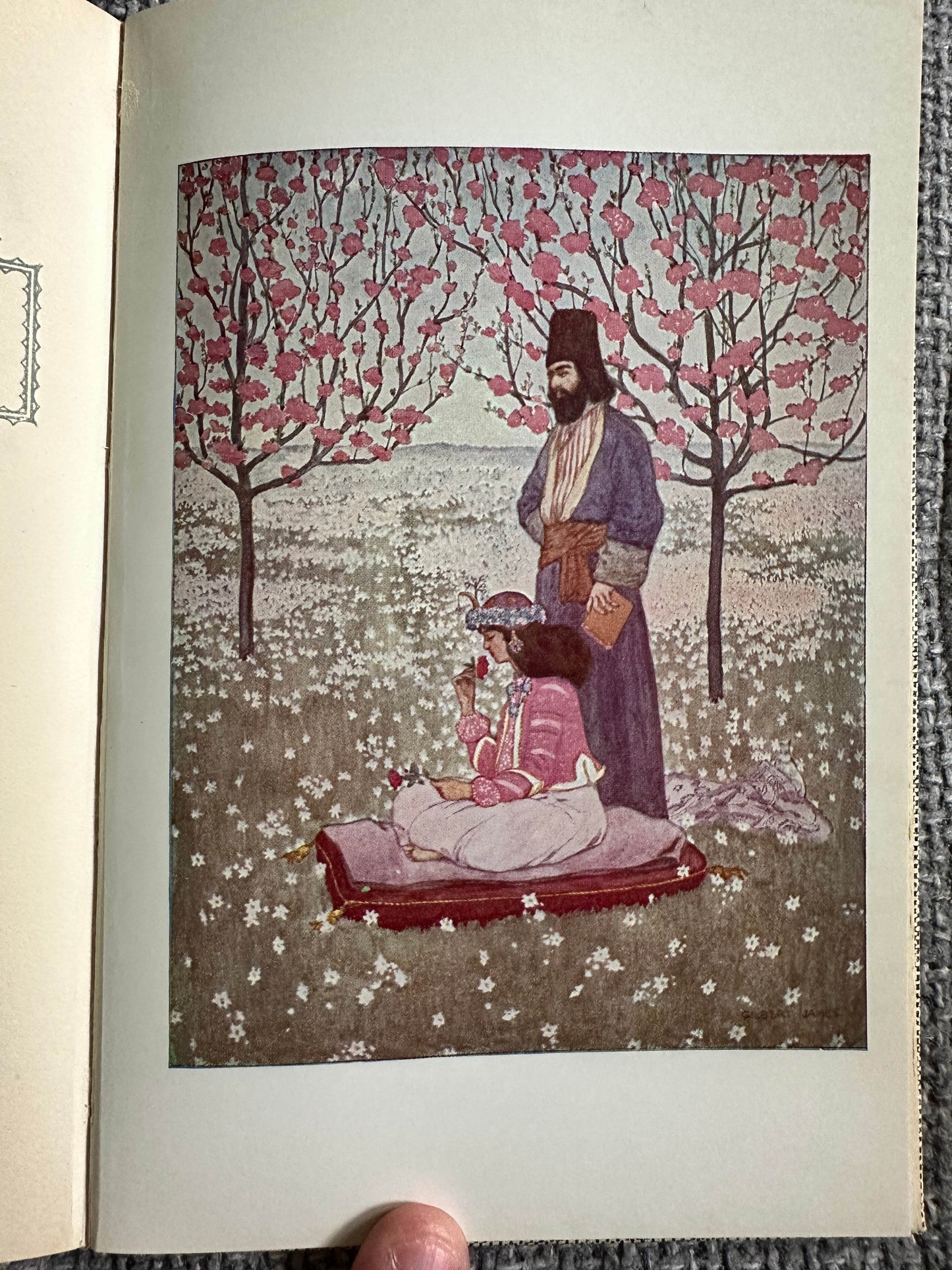 1967 Rubáiyát Of Omar Khayyám - Edward Fitzgerald with intro & notes by Reynold Alleyne Nicholson Litt.D (illustrated Gilbert James) A & C Black Ltd - Honeyburn Books (UK)