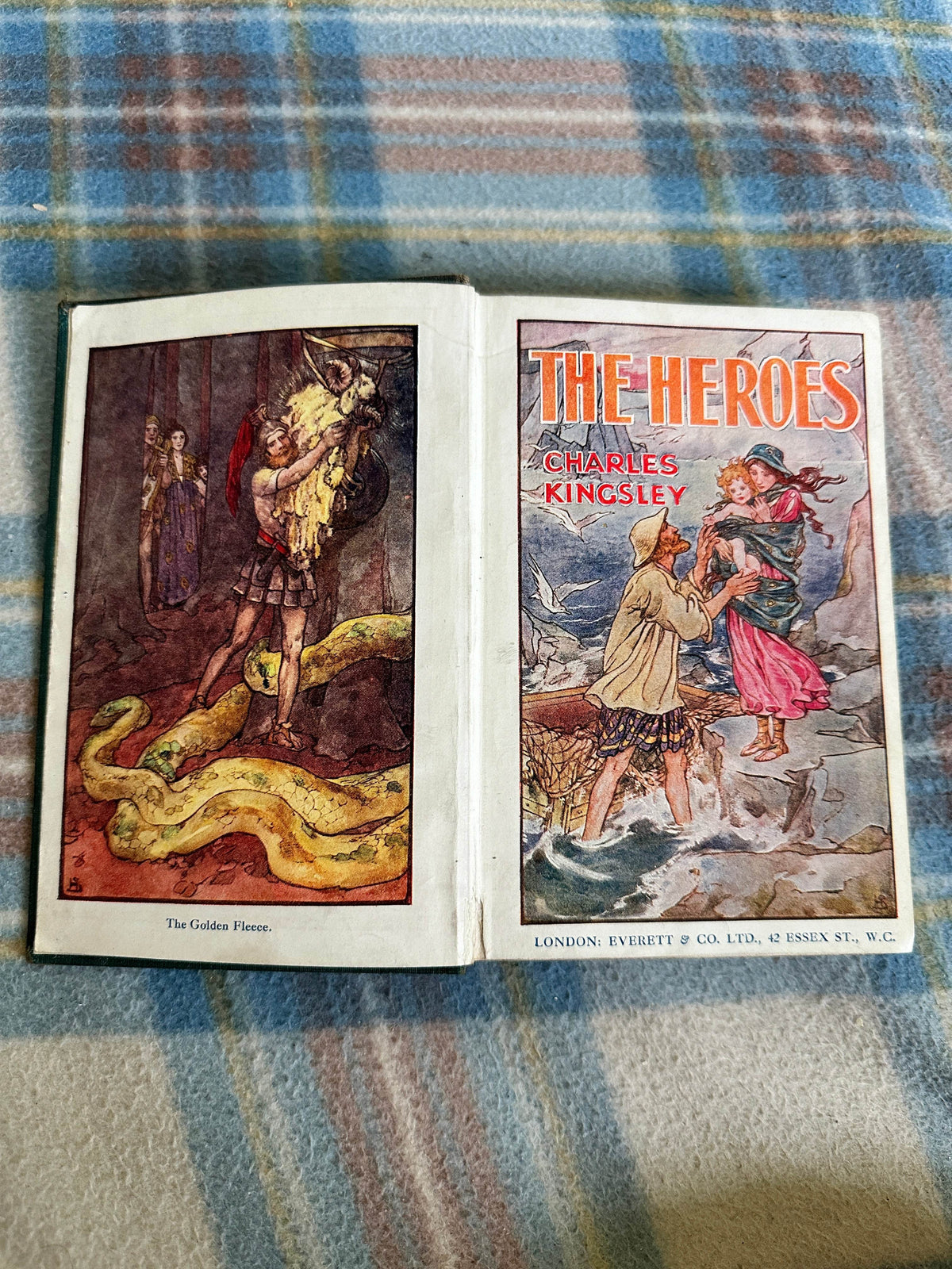 1900c The Heroes - Charles Kingsley (Everett Library) - Honeyburn Books (UK)