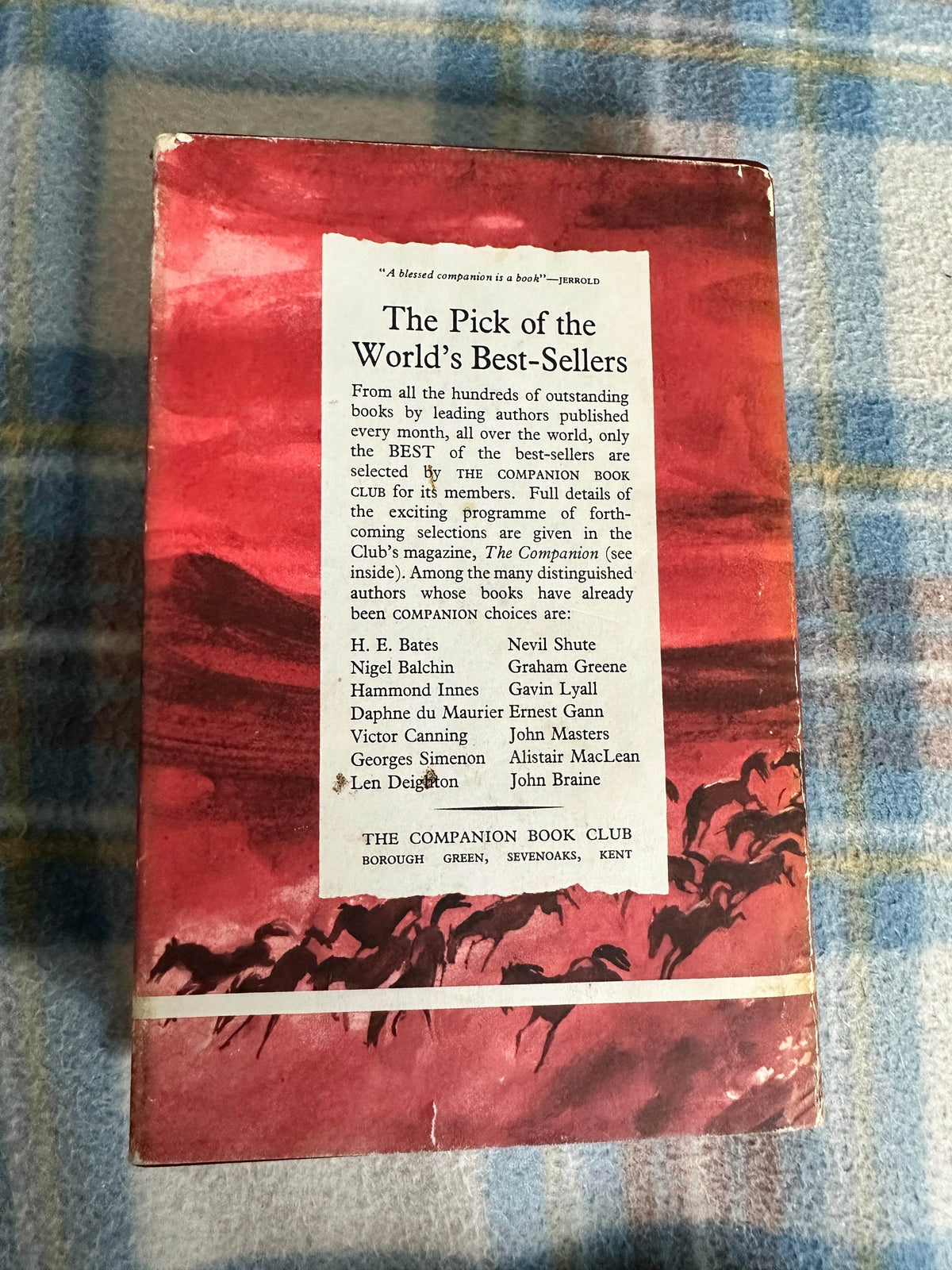 1967*1st* Blood Sport - Dick Francis (Companion Book Club Deluxe Edition) - Honeyburn Books (UK)