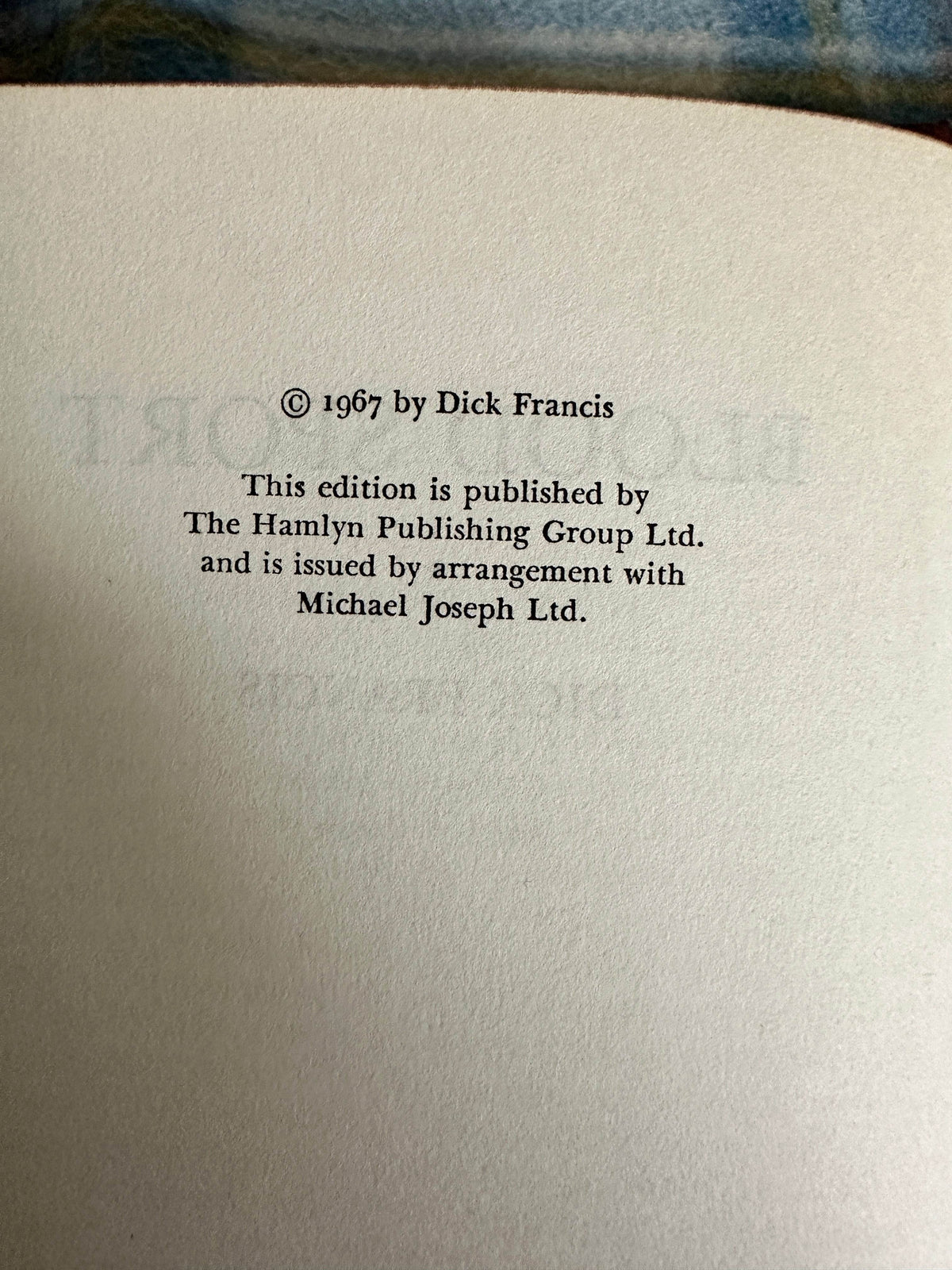 1967*1st* Blood Sport - Dick Francis (Companion Book Club Deluxe Edition) - Honeyburn Books (UK)